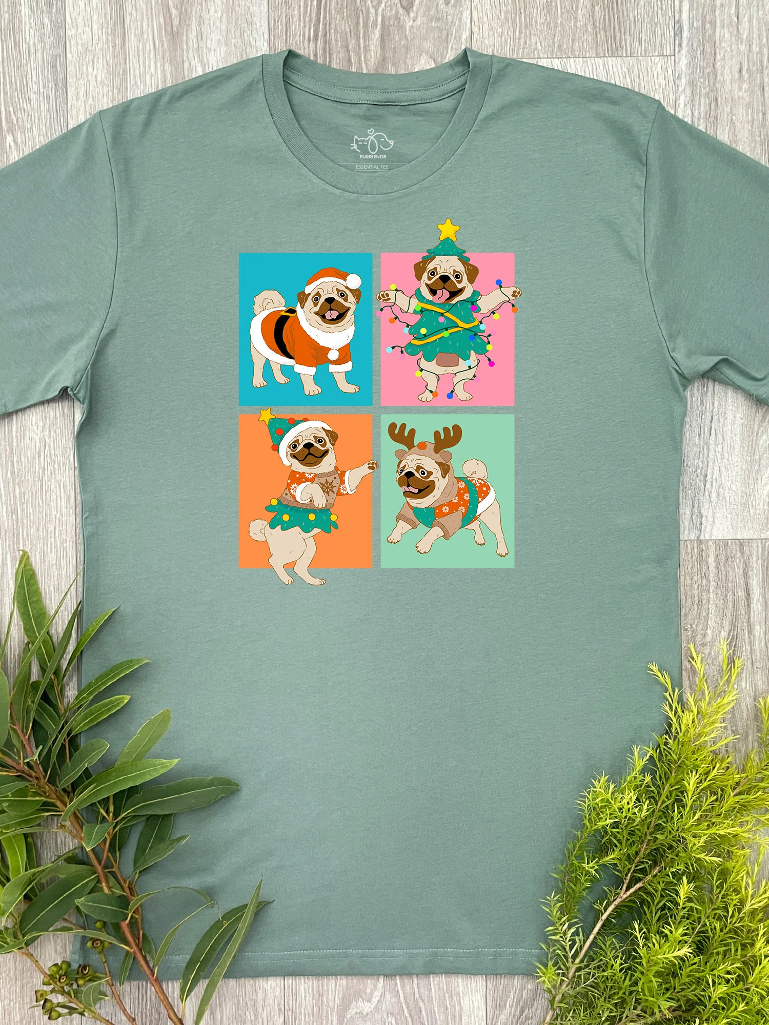 Pugmas Essential Unisex Tee - Image 10