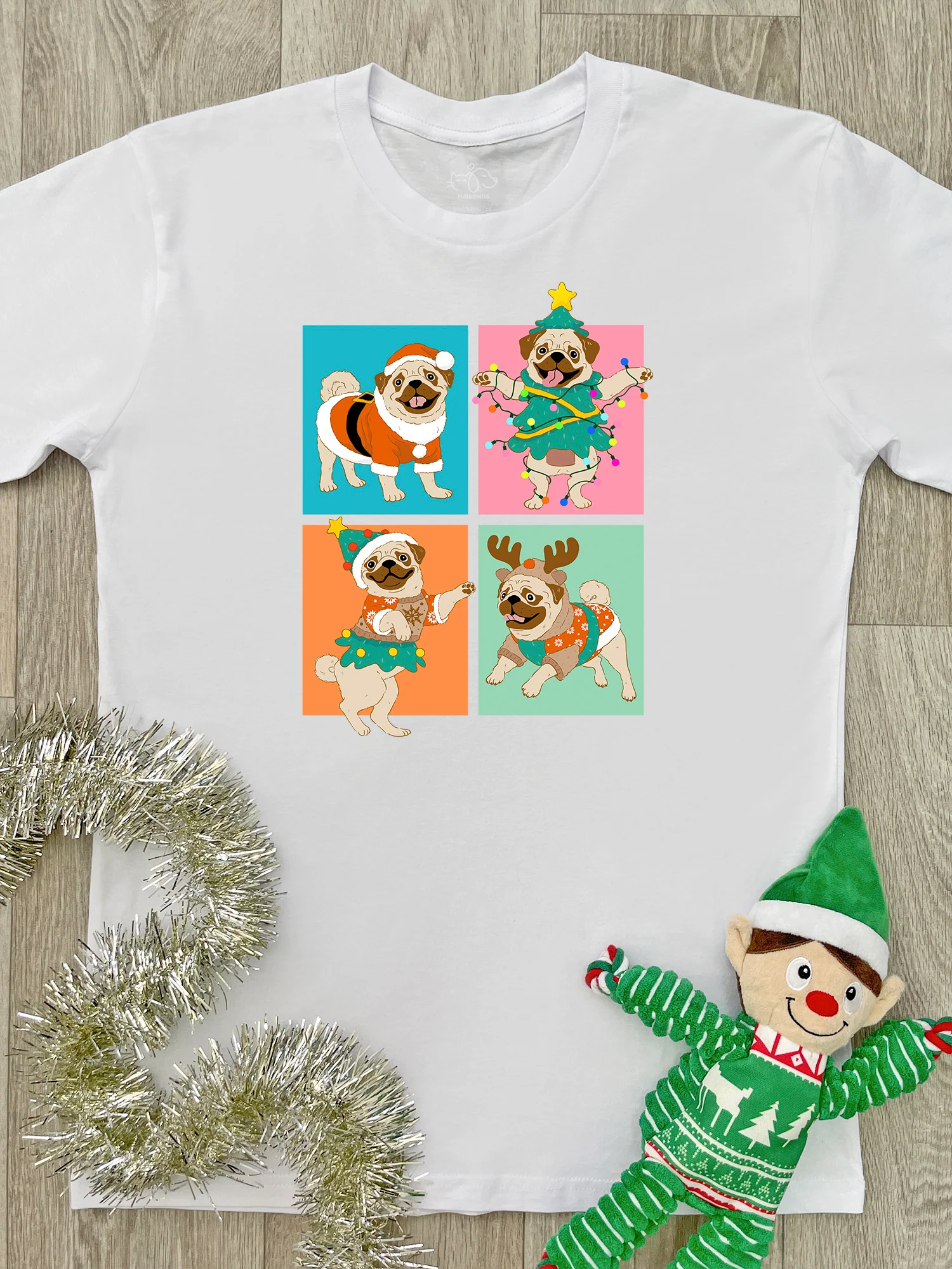 Pugmas Essential Unisex Tee - Image 3