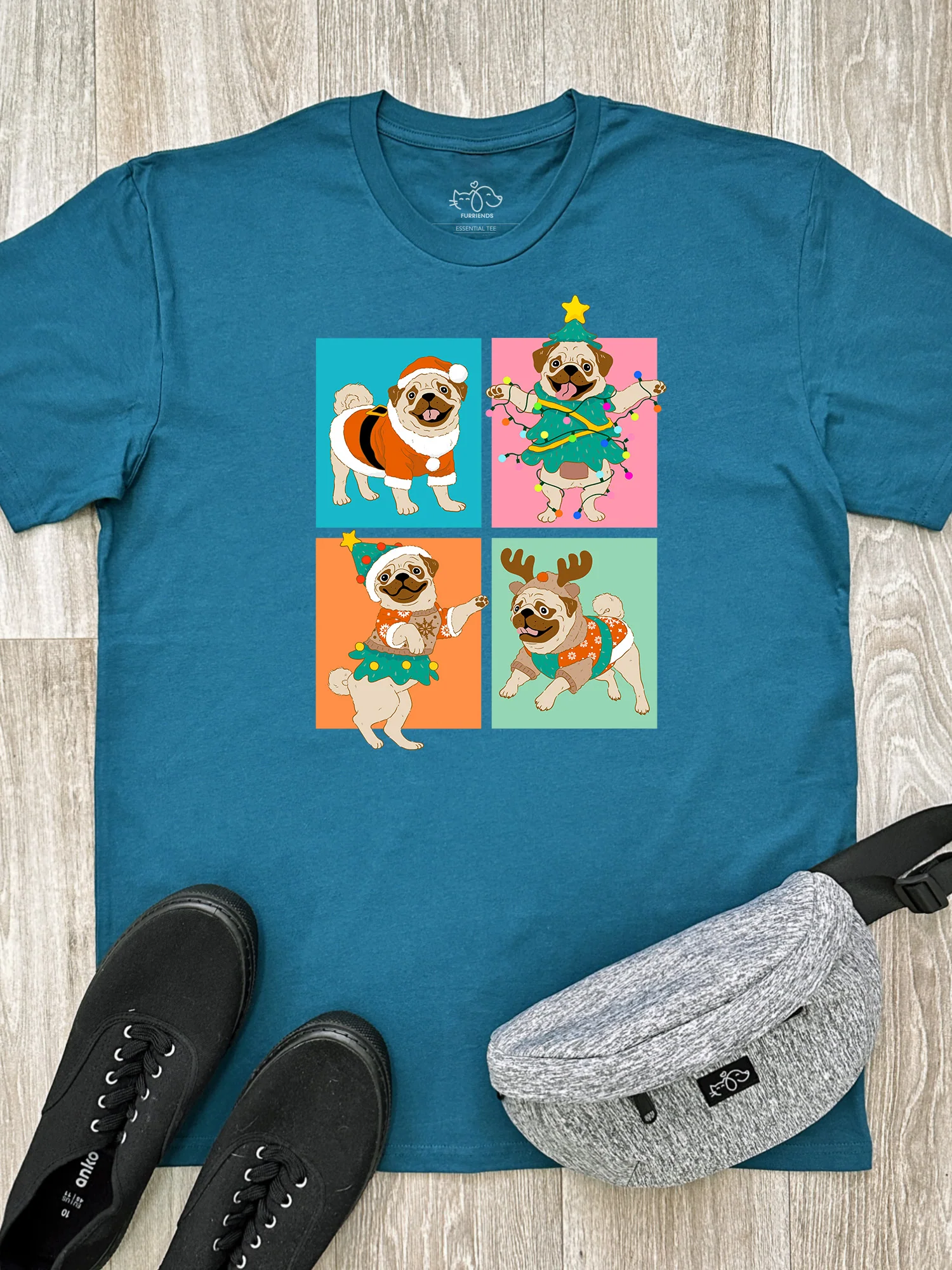 Pugmas Essential Unisex Tee - Image 4