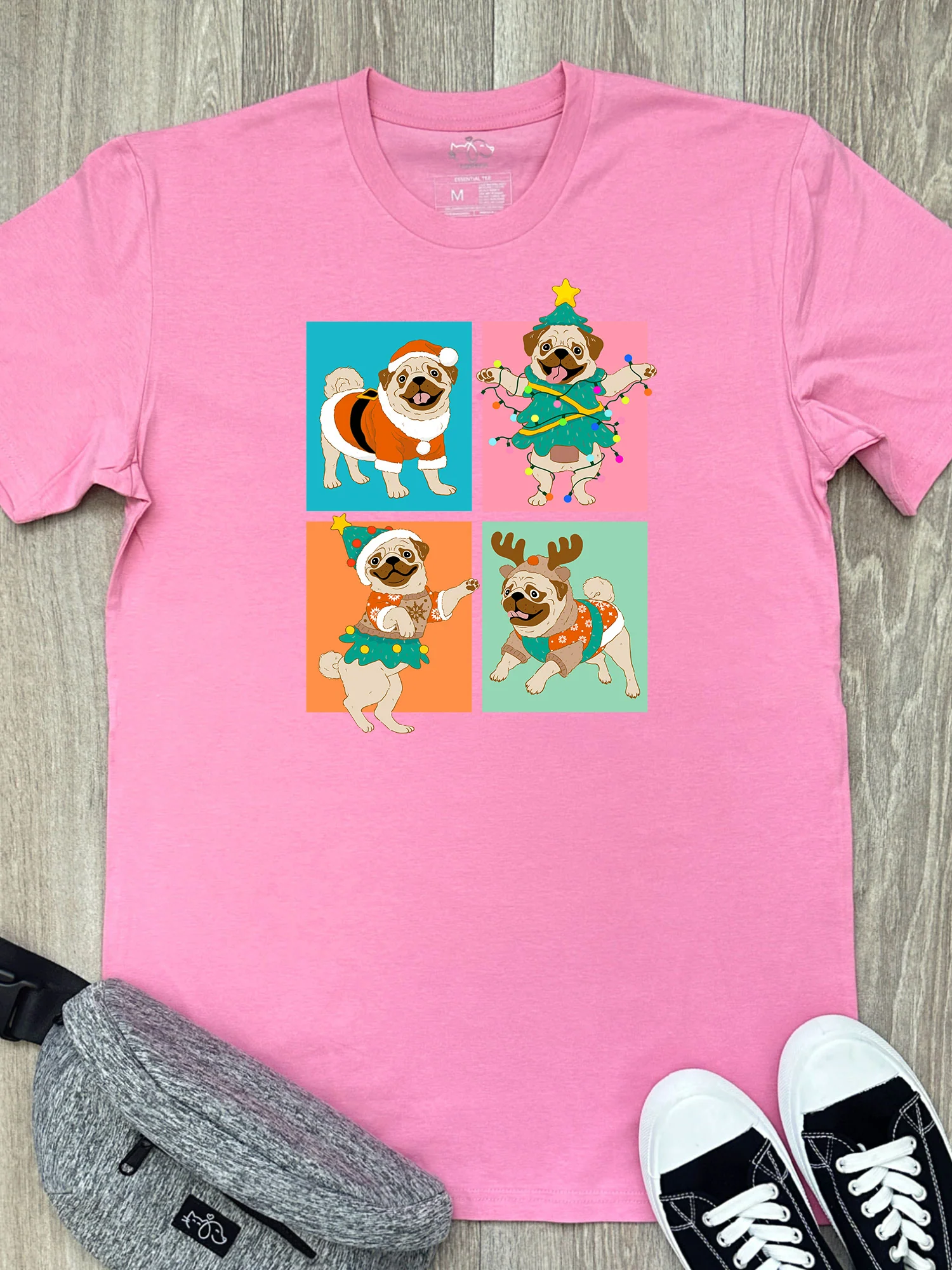 Pugmas Essential Unisex Tee - Image 6