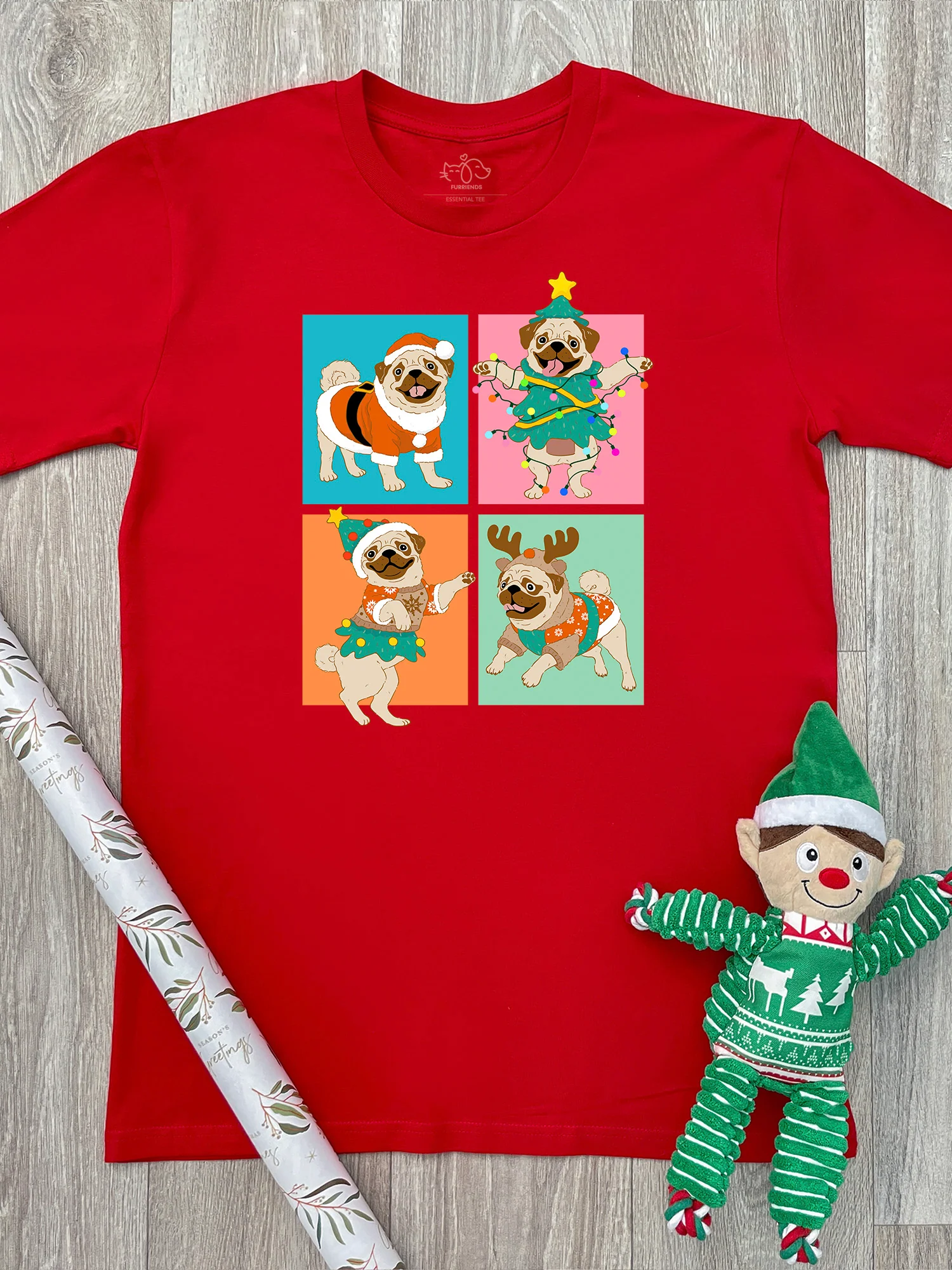 Pugmas Essential Unisex Tee - Image 7