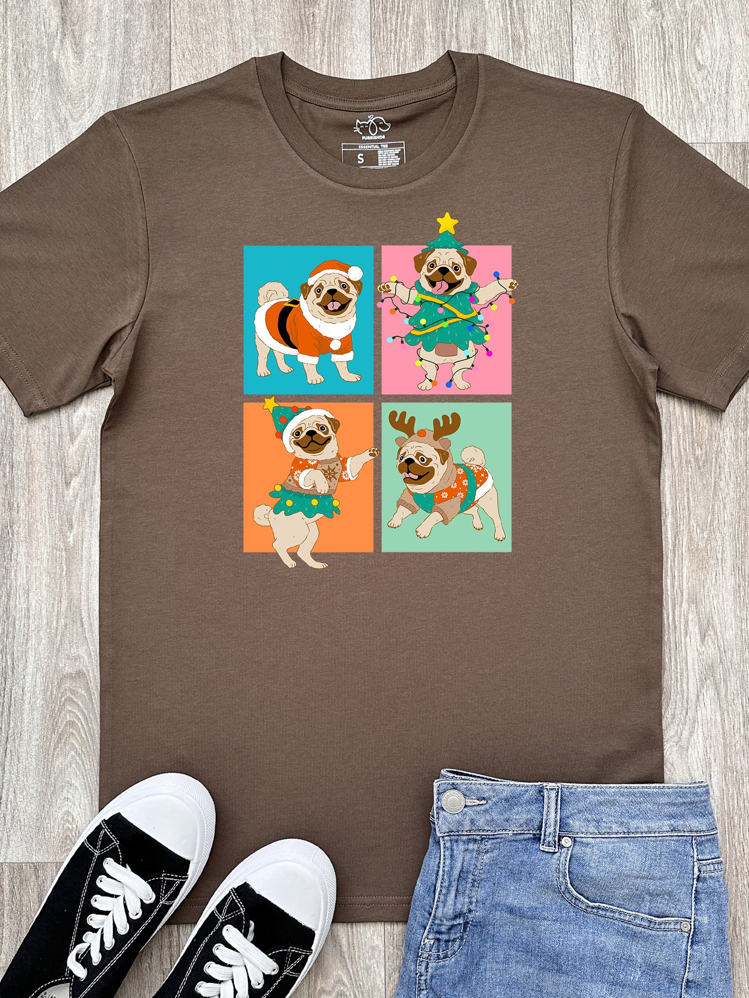 Pugmas Essential Unisex Tee - Image 8
