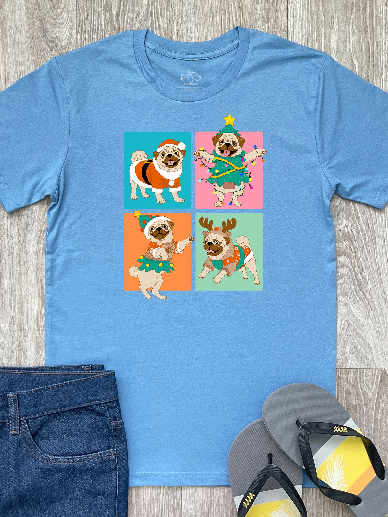 Pugmas Essential Unisex Tee - Image 9