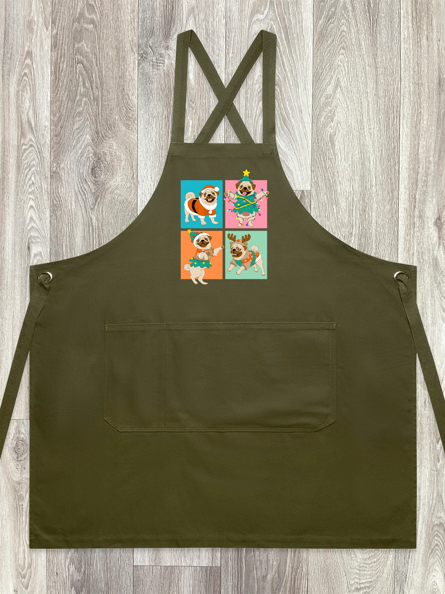 Pugmas Jarrah Crossback Apron - Image 5