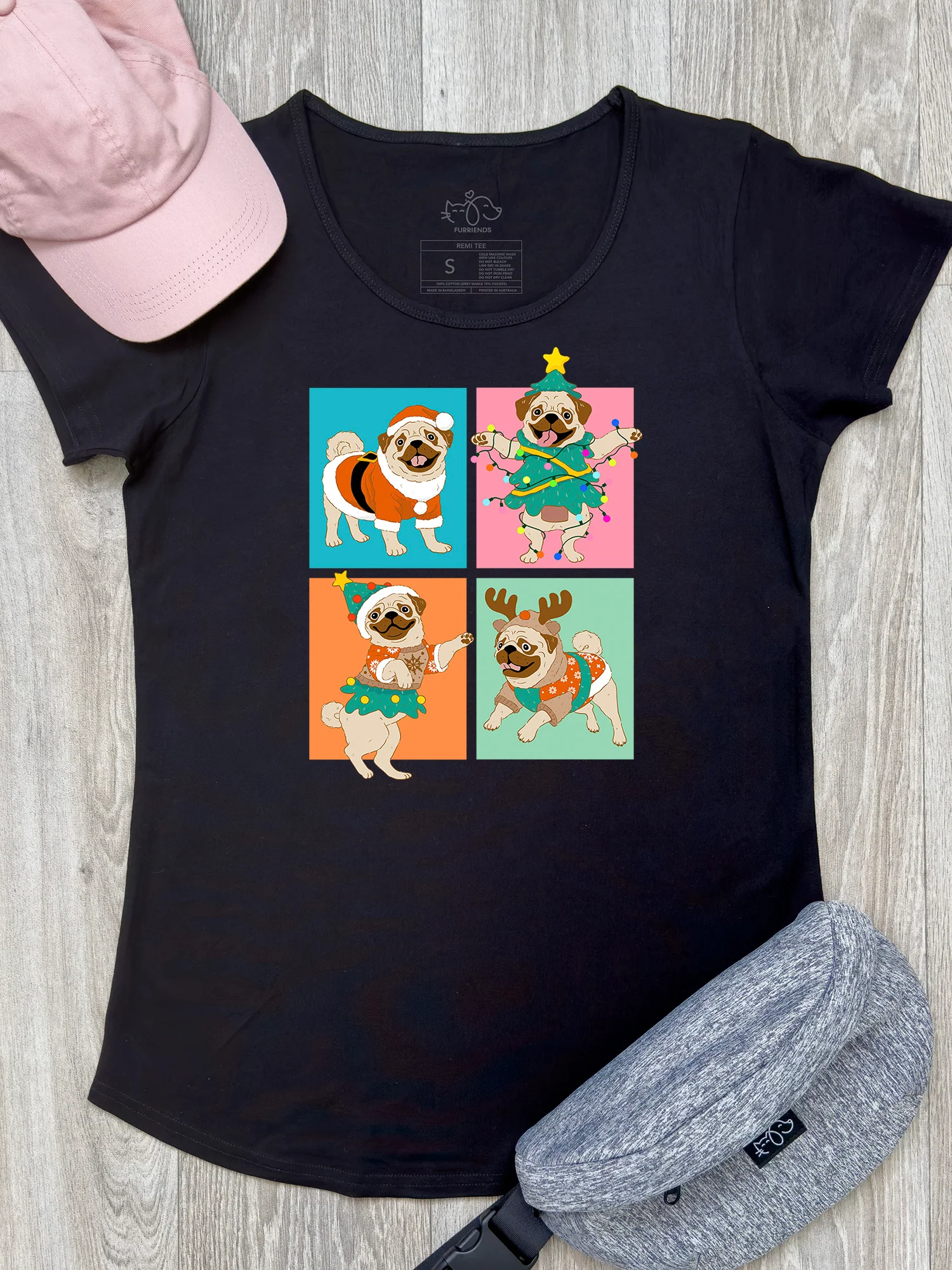 Pugmas Remi Women's Tee