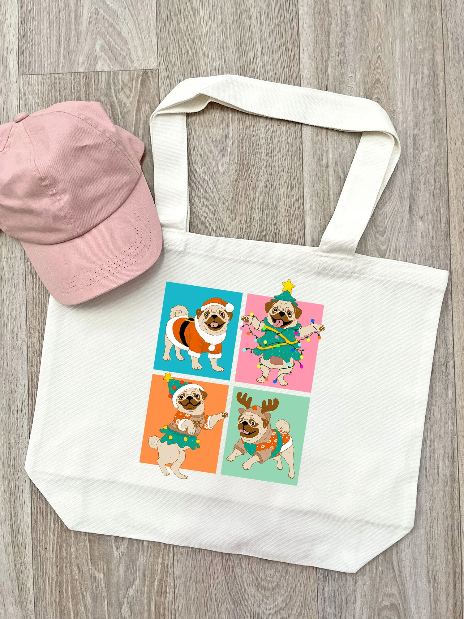 Pugmas Stella Tote Bag - Image 2