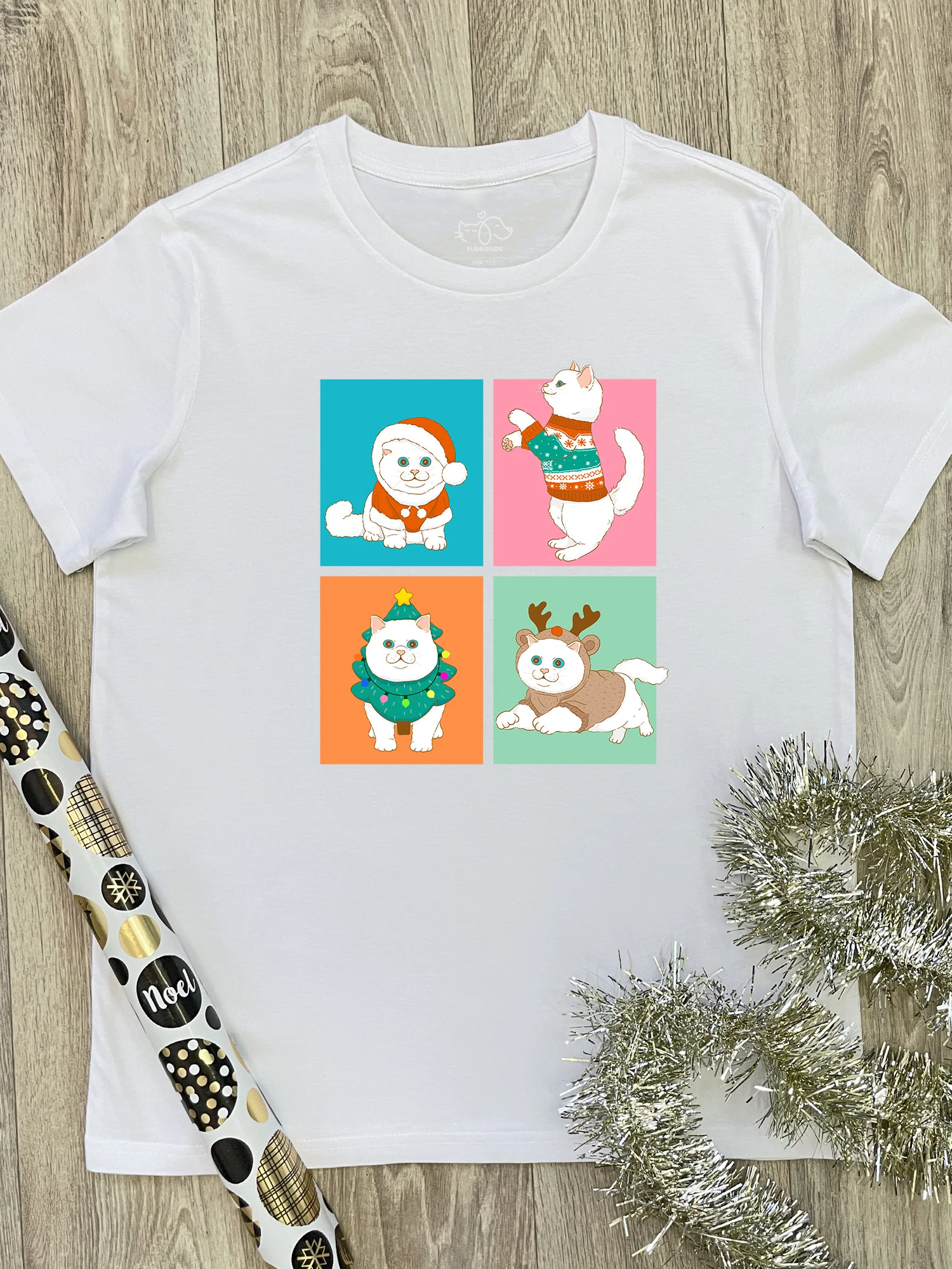 Purrmas Ava Women's Regular Fit Tee - Image 5