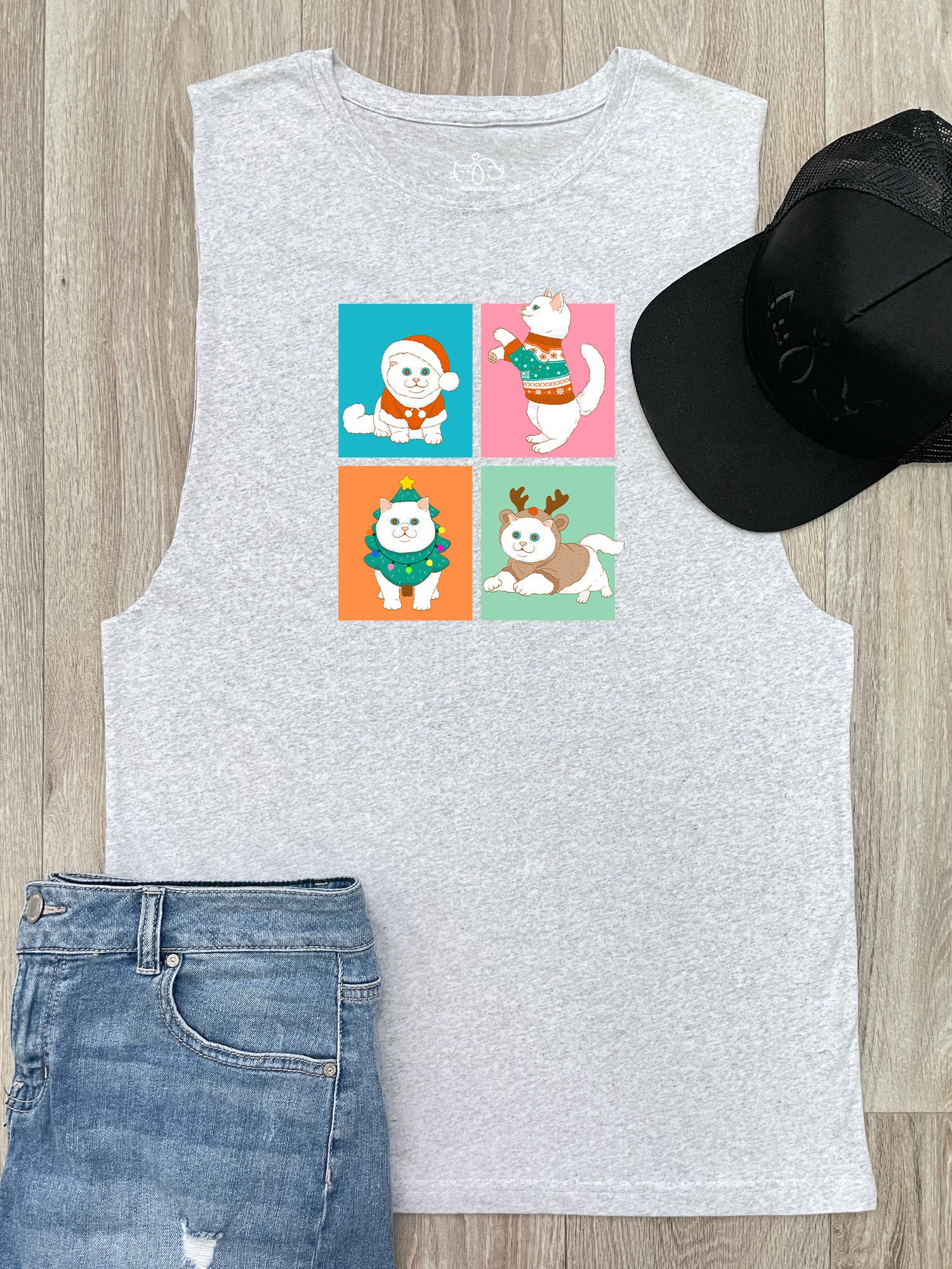 Purrmas Axel Drop Armhole Muscle Tank - Image 2