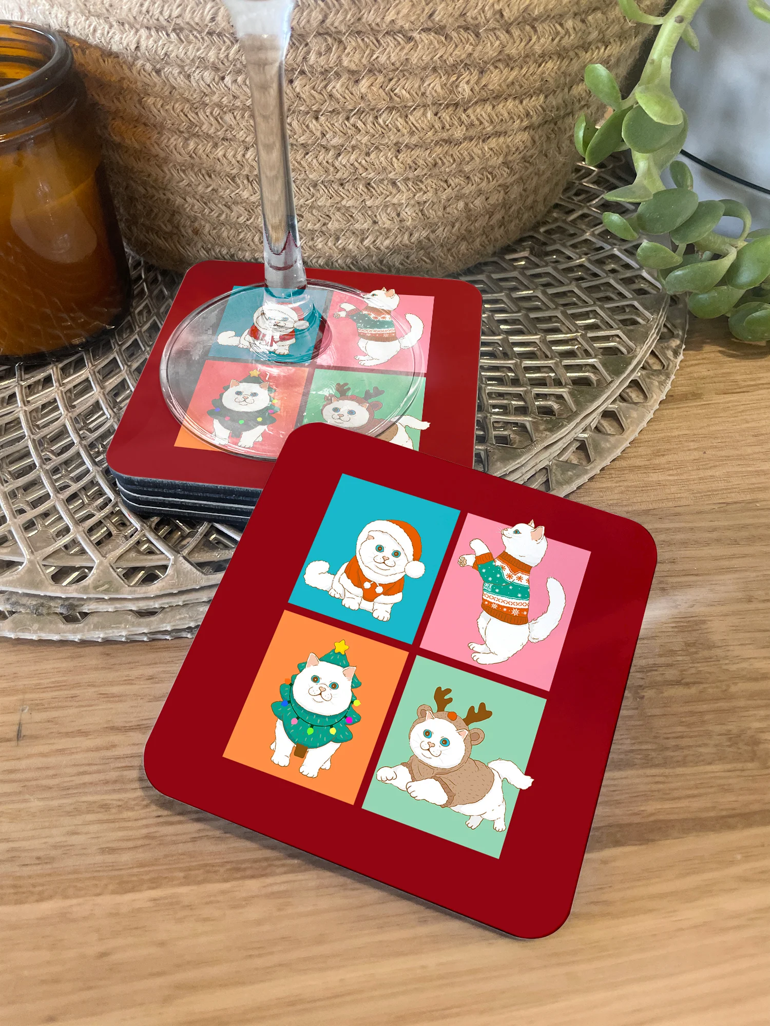 Purrmas Coaster