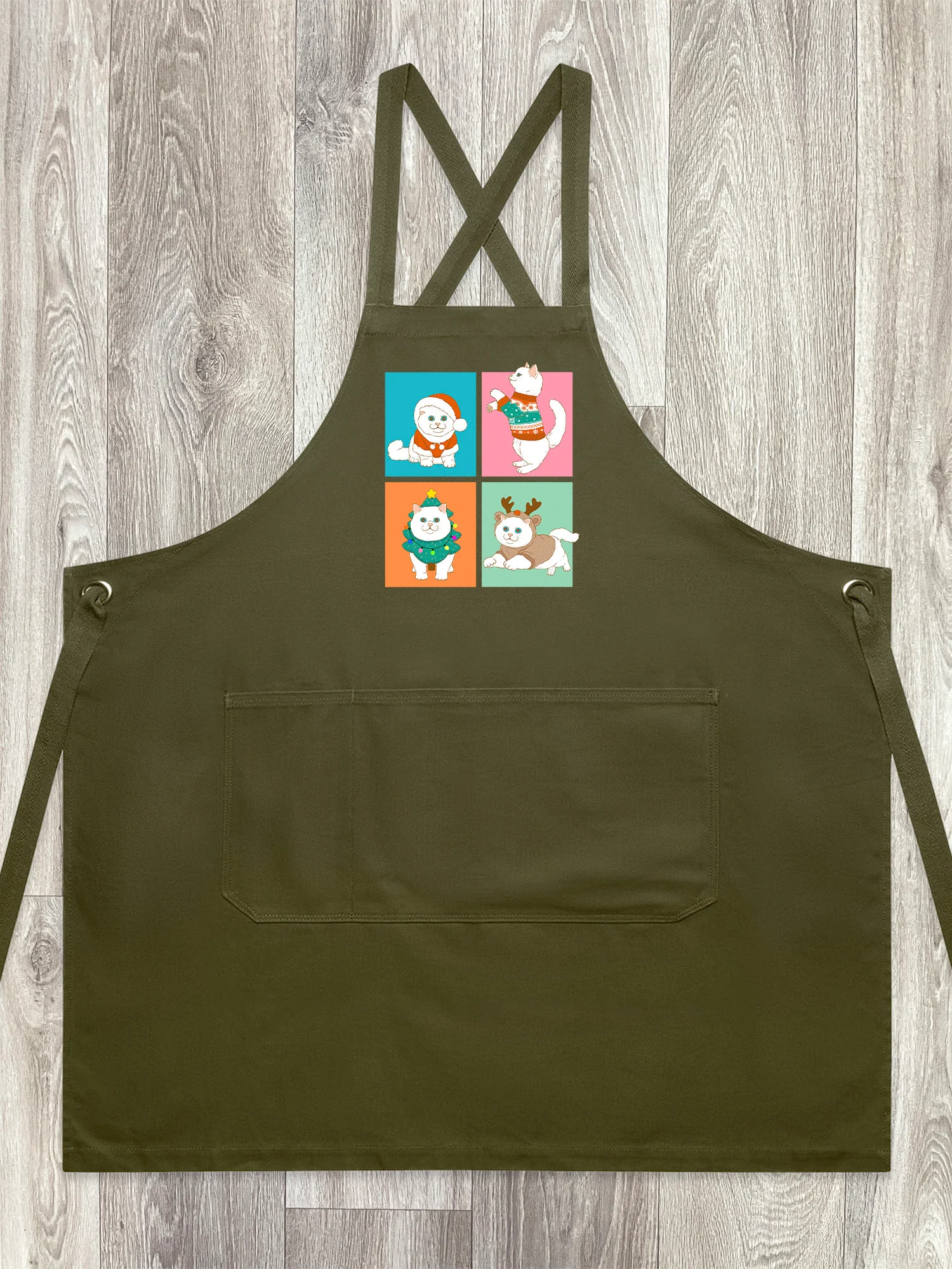 Purrmas Jarrah Crossback Apron - Image 5