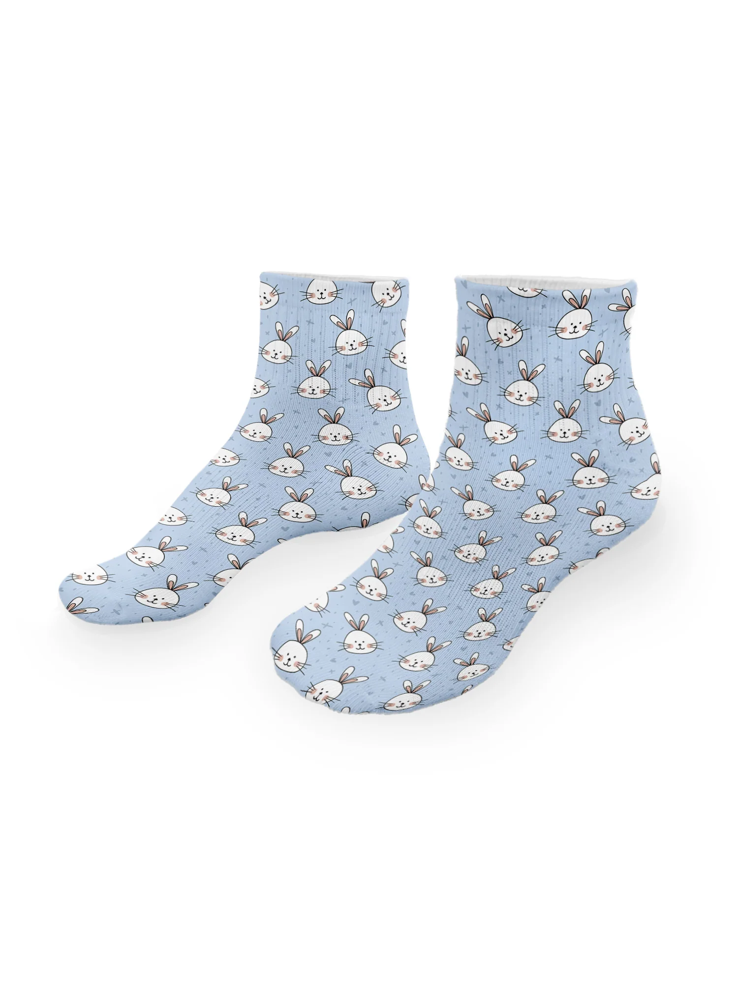 Rabbits On Repeat Ankle Socks - Image 3