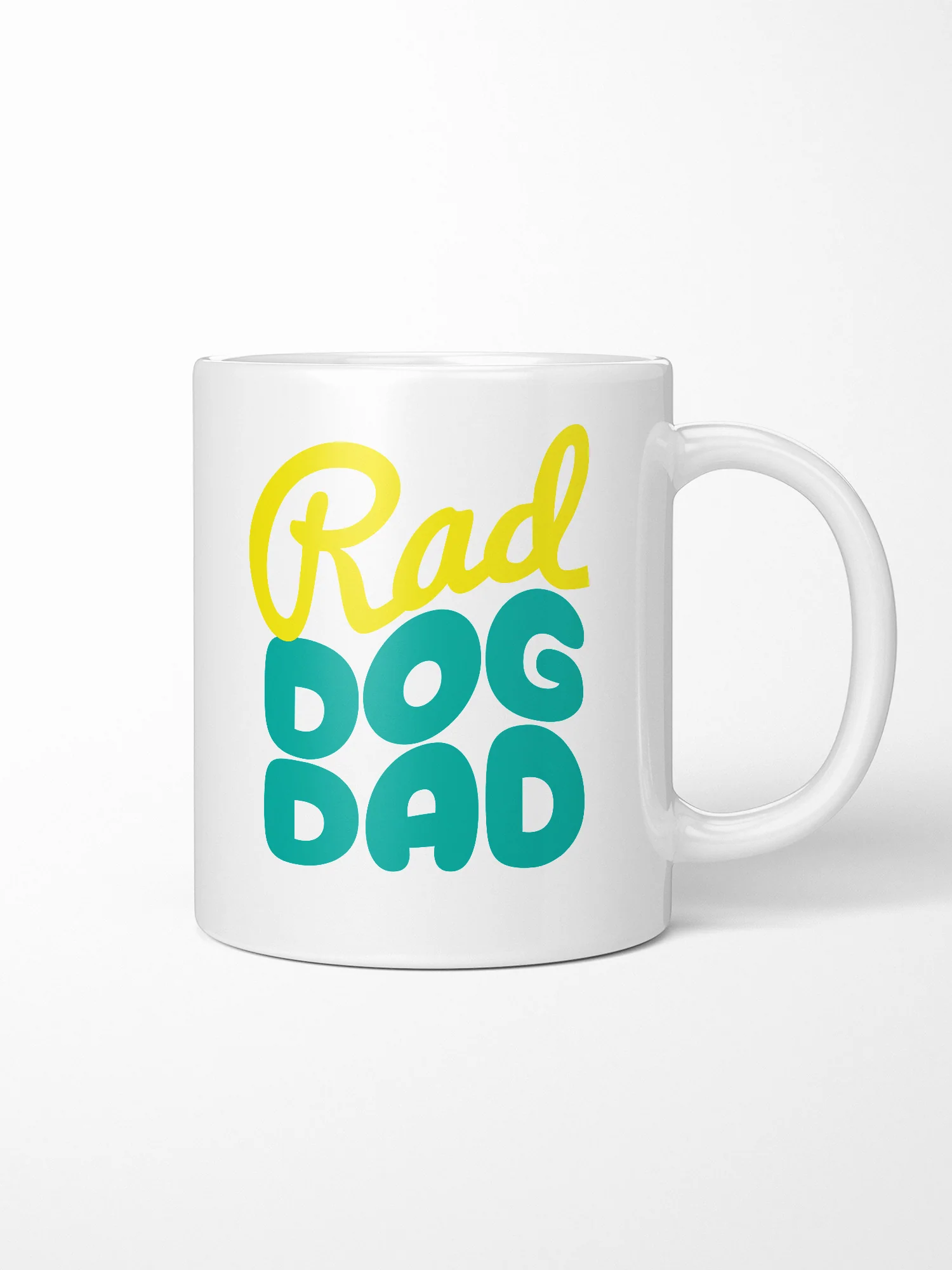 Rad Dog Dad Ceramic Mug - Image 2