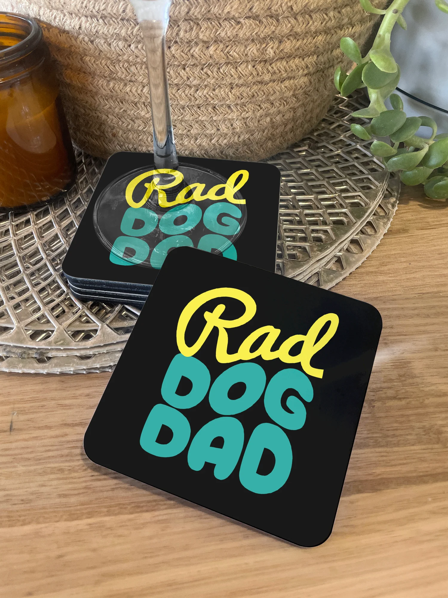 Rad Dog Dad Coaster - Image 2
