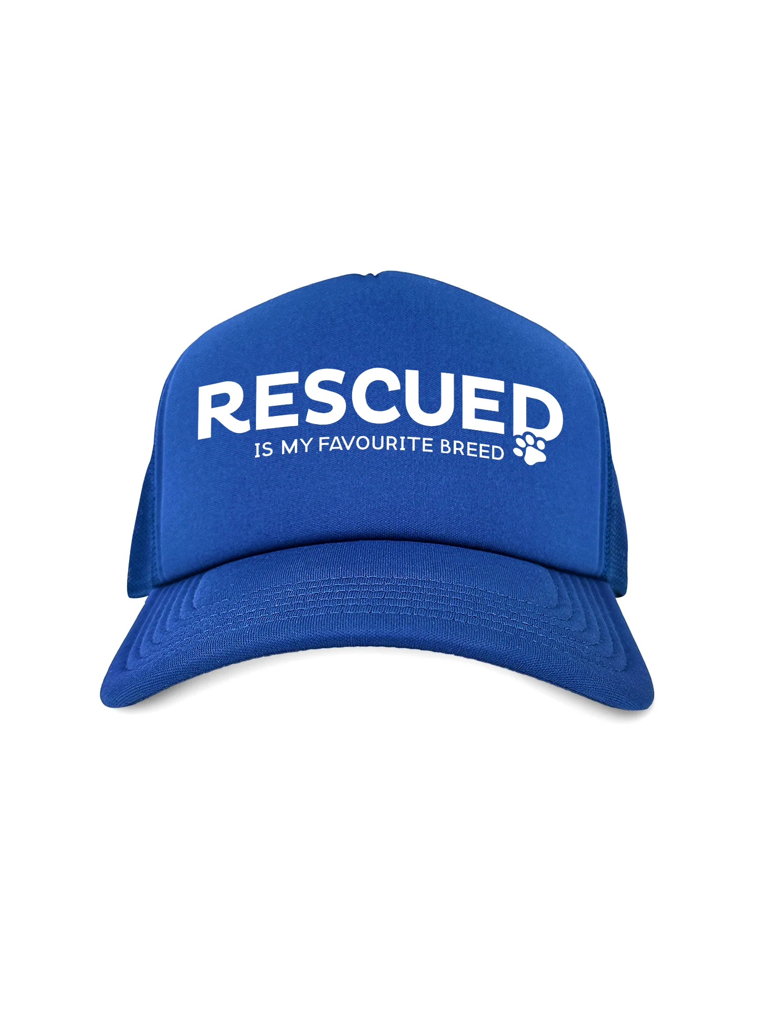 Rescued Is My Favourite Breed Foam Trucker Cap - Image 12
