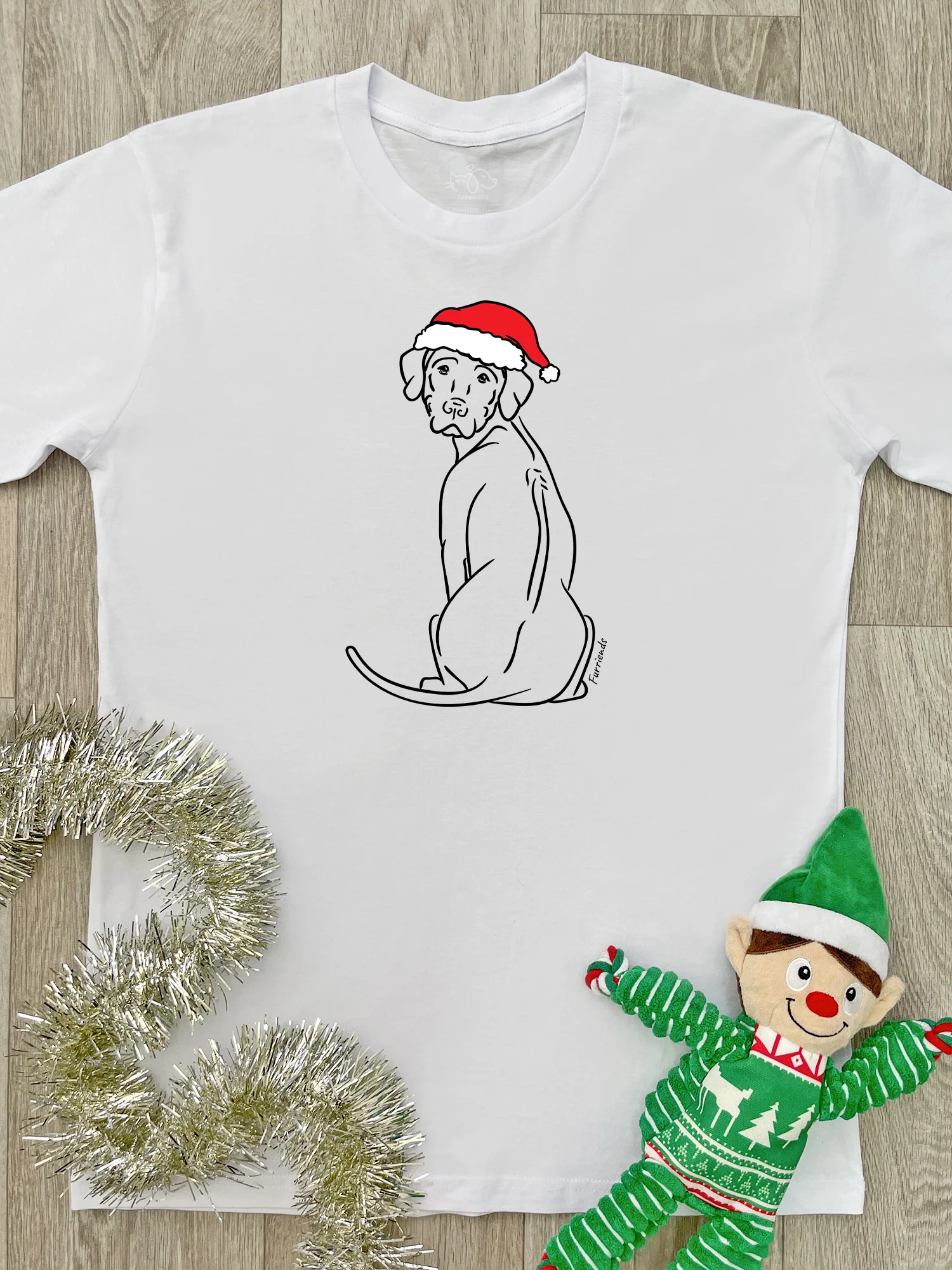 Rhodesian Ridgeback Christmas Edition Essential Unisex Tee - Image 2