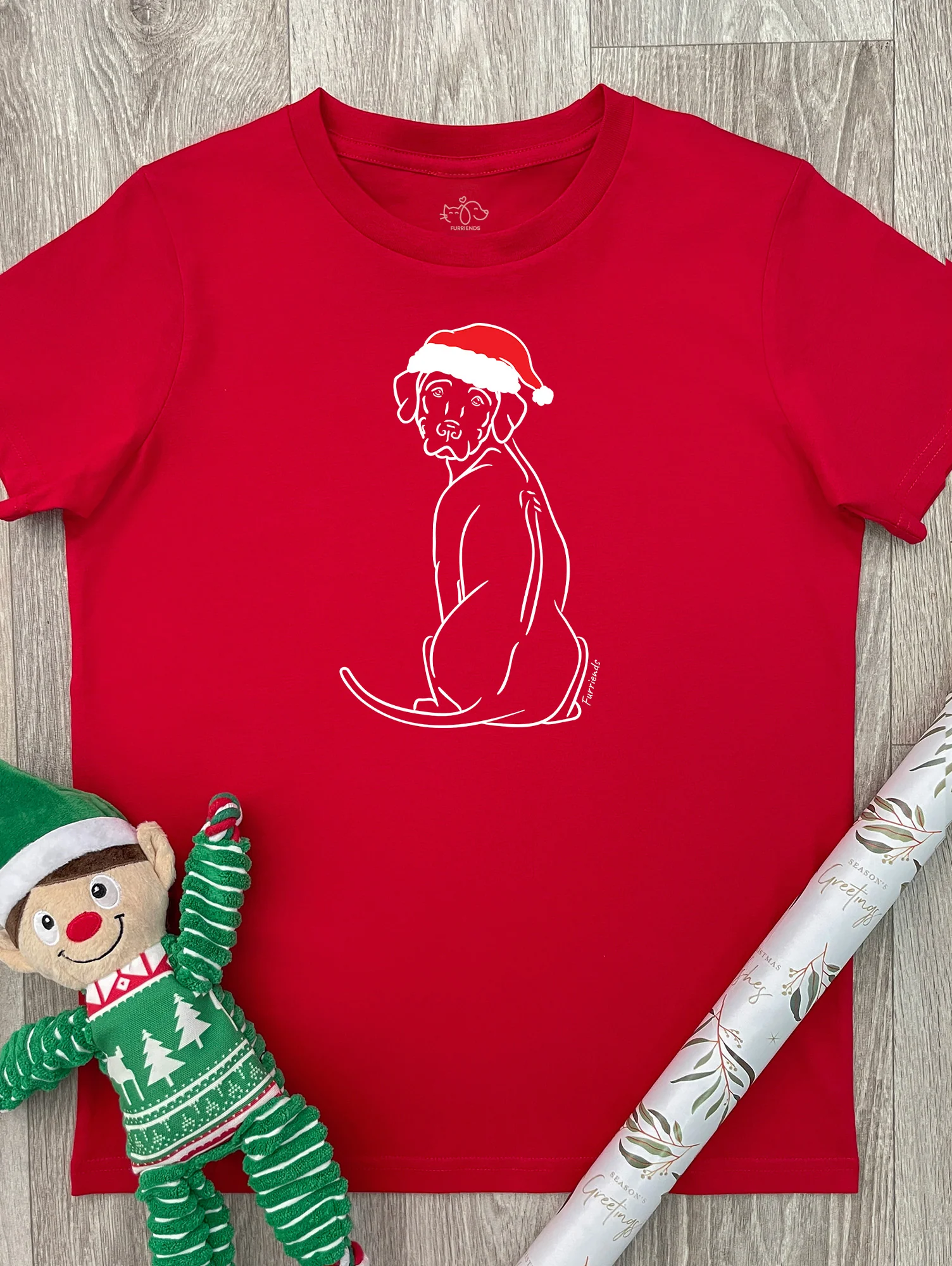 Rhodesian Ridgeback Christmas Edition Youth Tee - Image 5