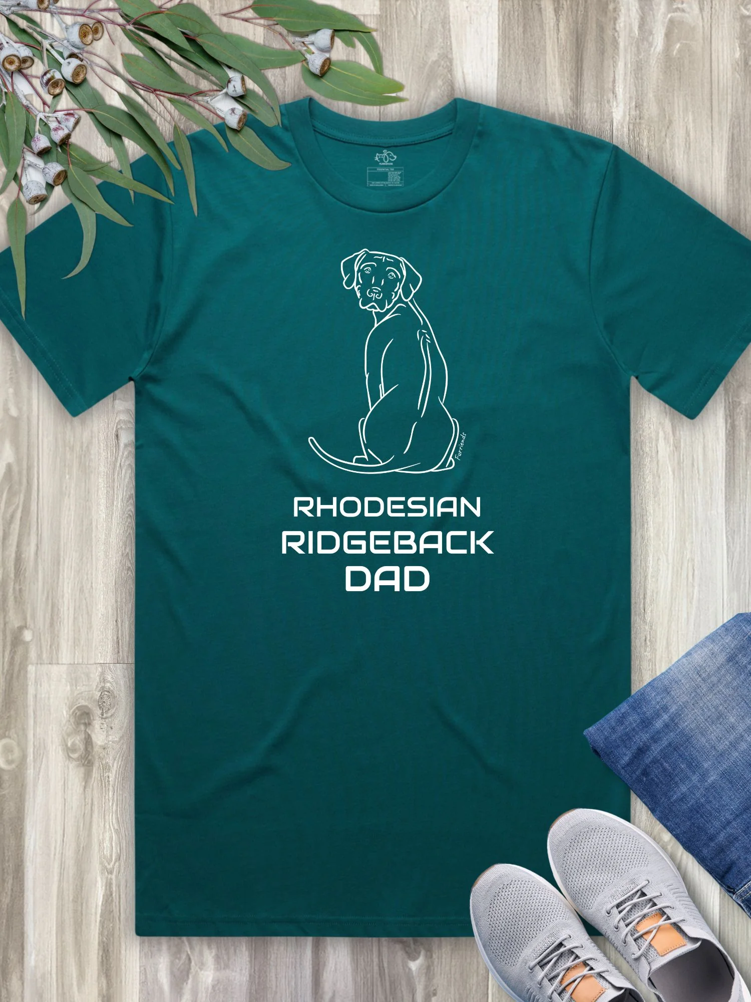 Rhodesian Ridgeback Dad Regular Fit-T-Shirt - Image 2