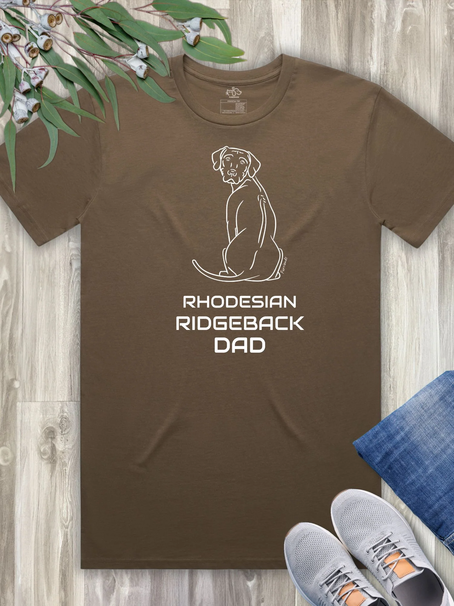 Rhodesian Ridgeback Dad Regular Fit-T-Shirt - Image 7