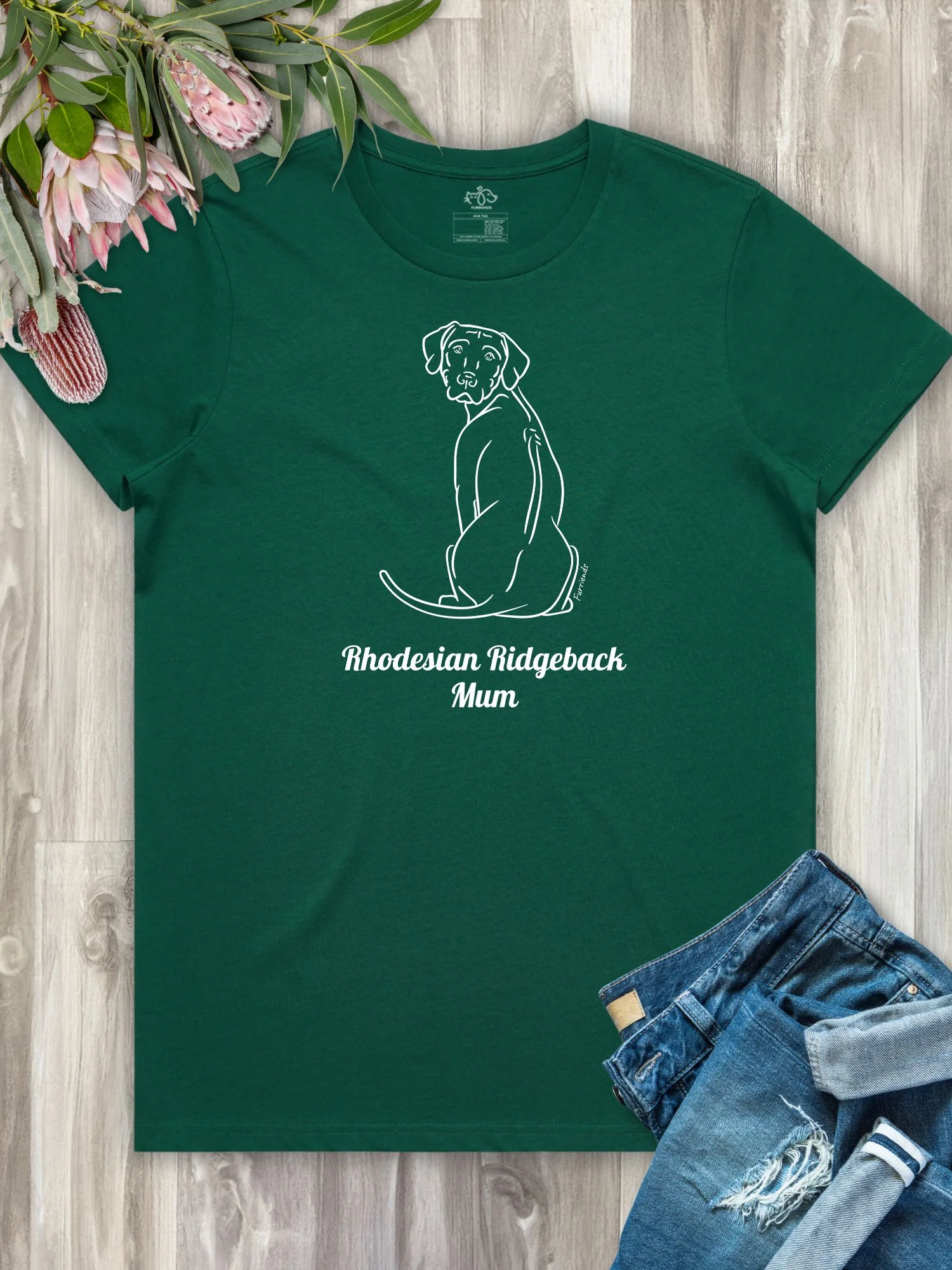 Rhodesian Ridgeback Mum Regular Fit T-shirt - Image 5