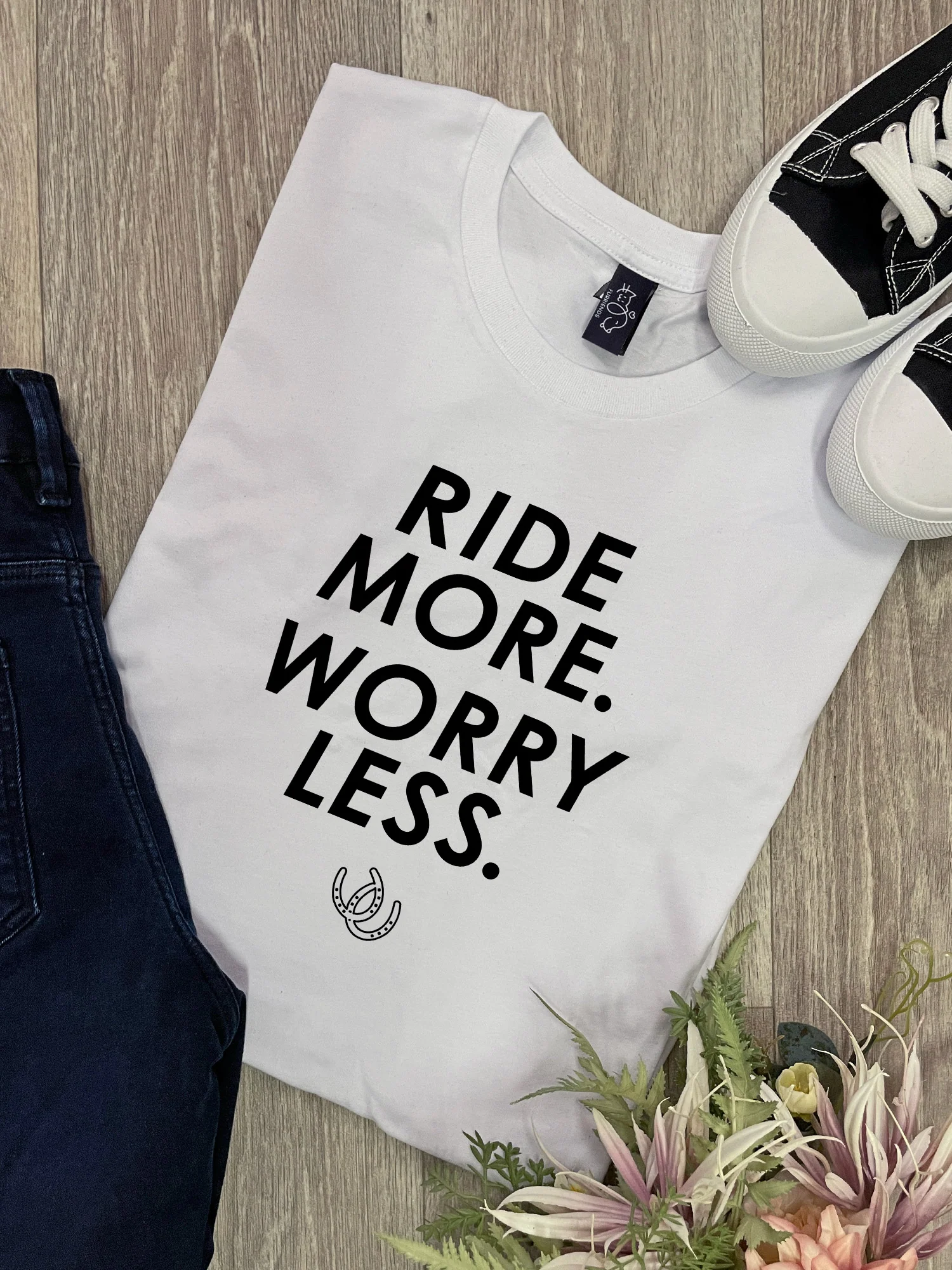 Ride More Worry Less Ava Women's Regular Fit Tee - Image 3