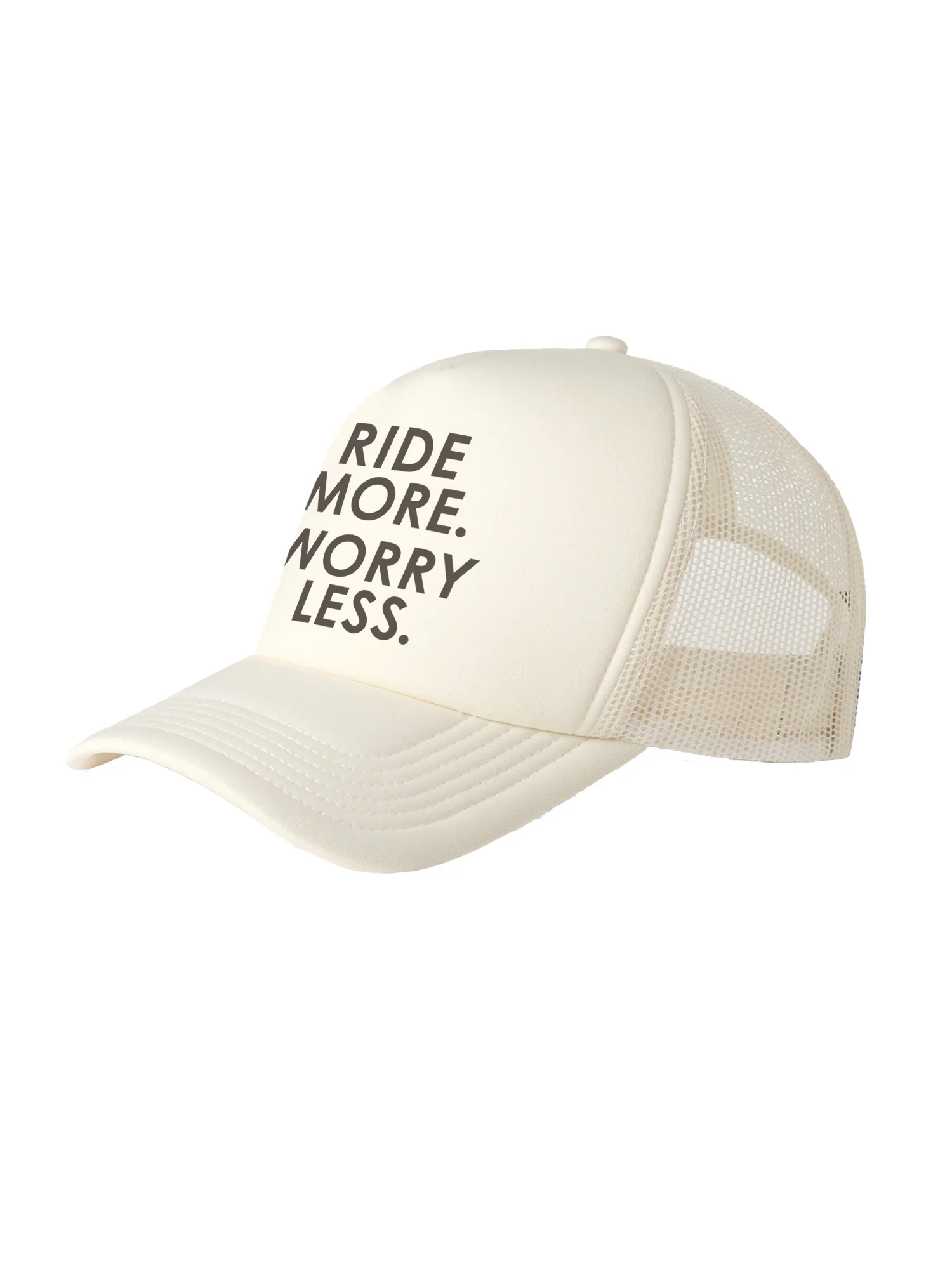 Ride More Worry Less Foam Trucker Cap - Image 4