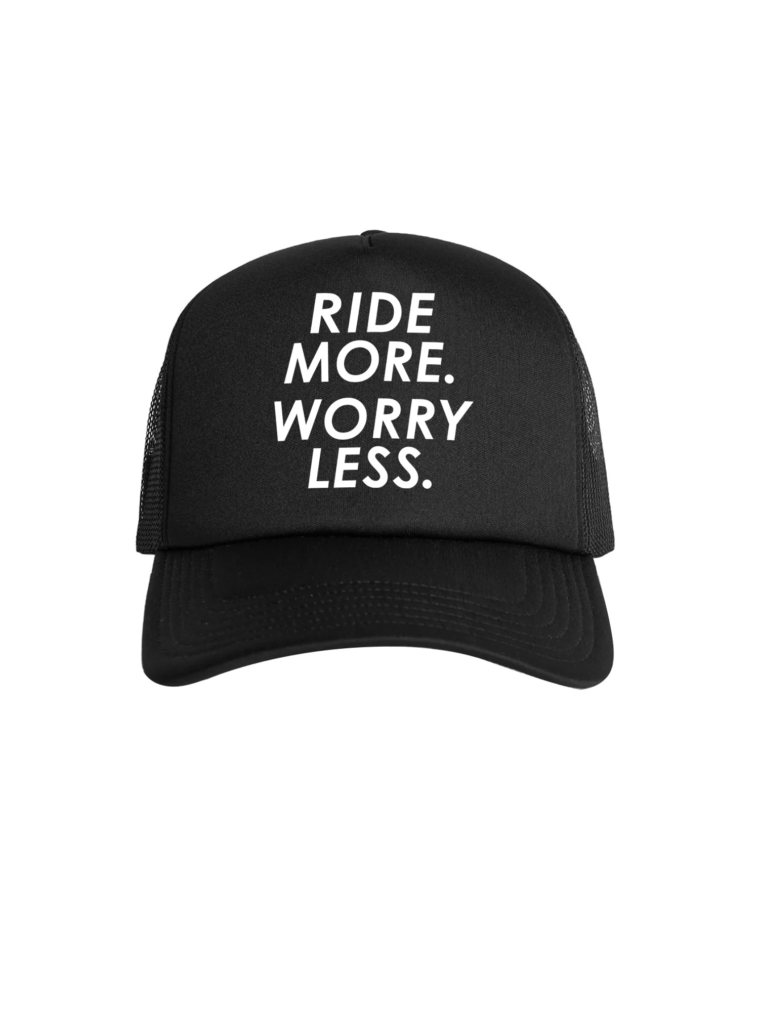 Ride More Worry Less Foam Trucker Cap - Image 5
