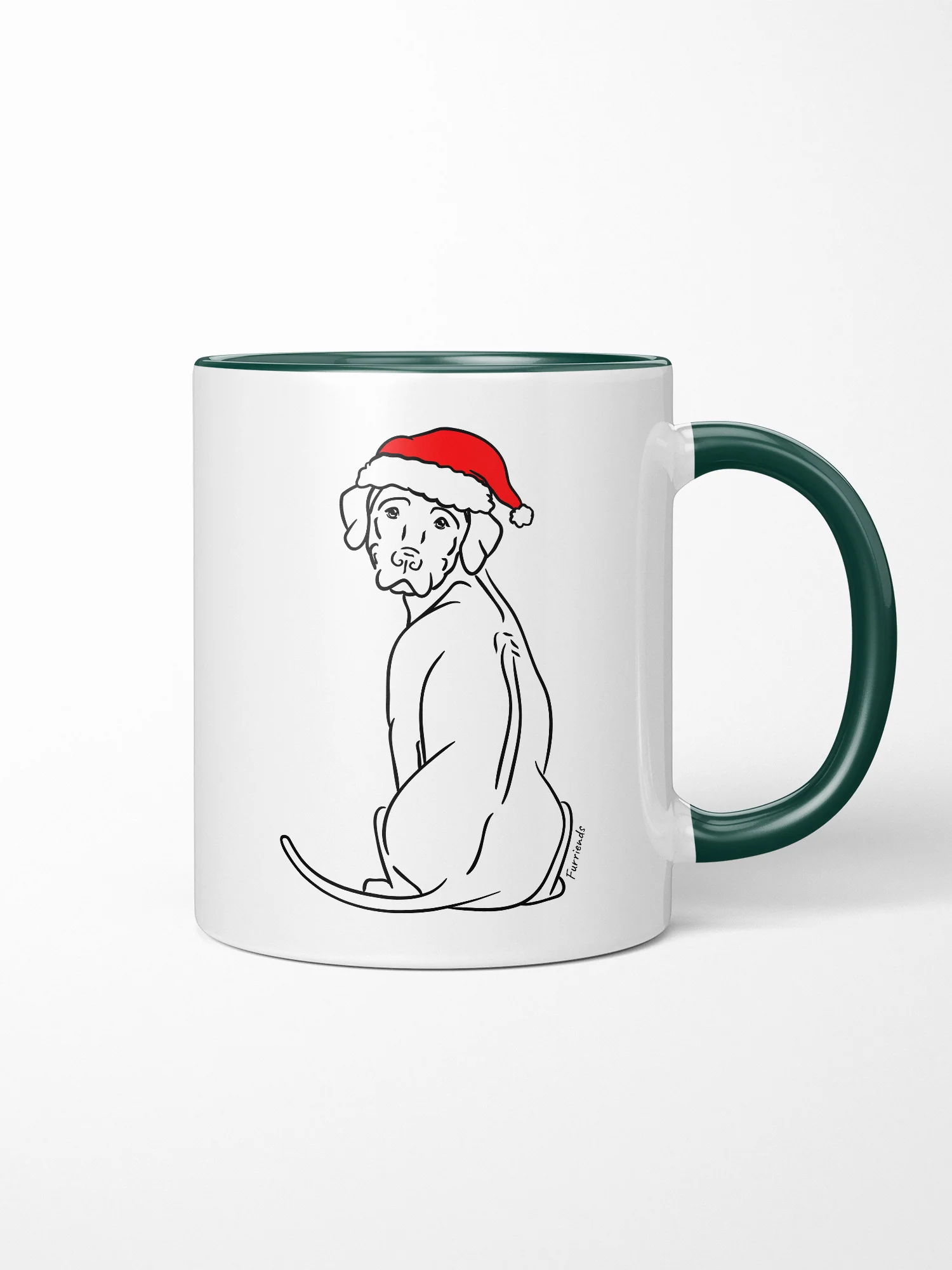 Rhodesian Ridgeback Christmas Edition Ceramic Mug