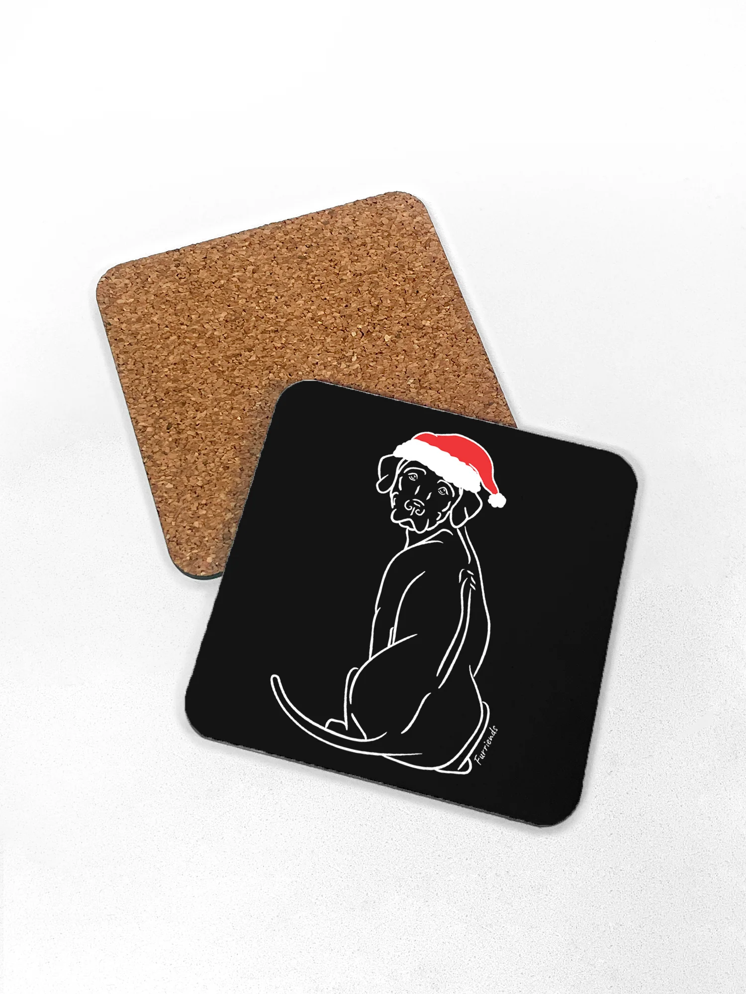 Rhodesian Ridgeback Christmas Edition Coaster - Image 5