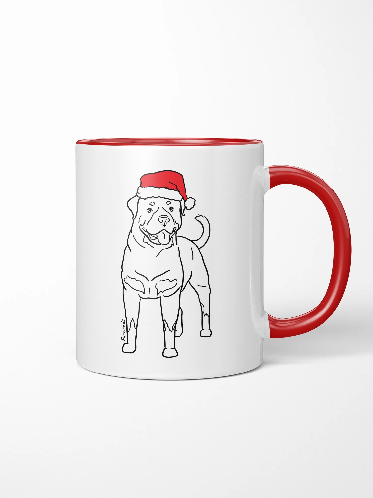 Rottweiler Christmas Edition Ceramic Mug - Image 2