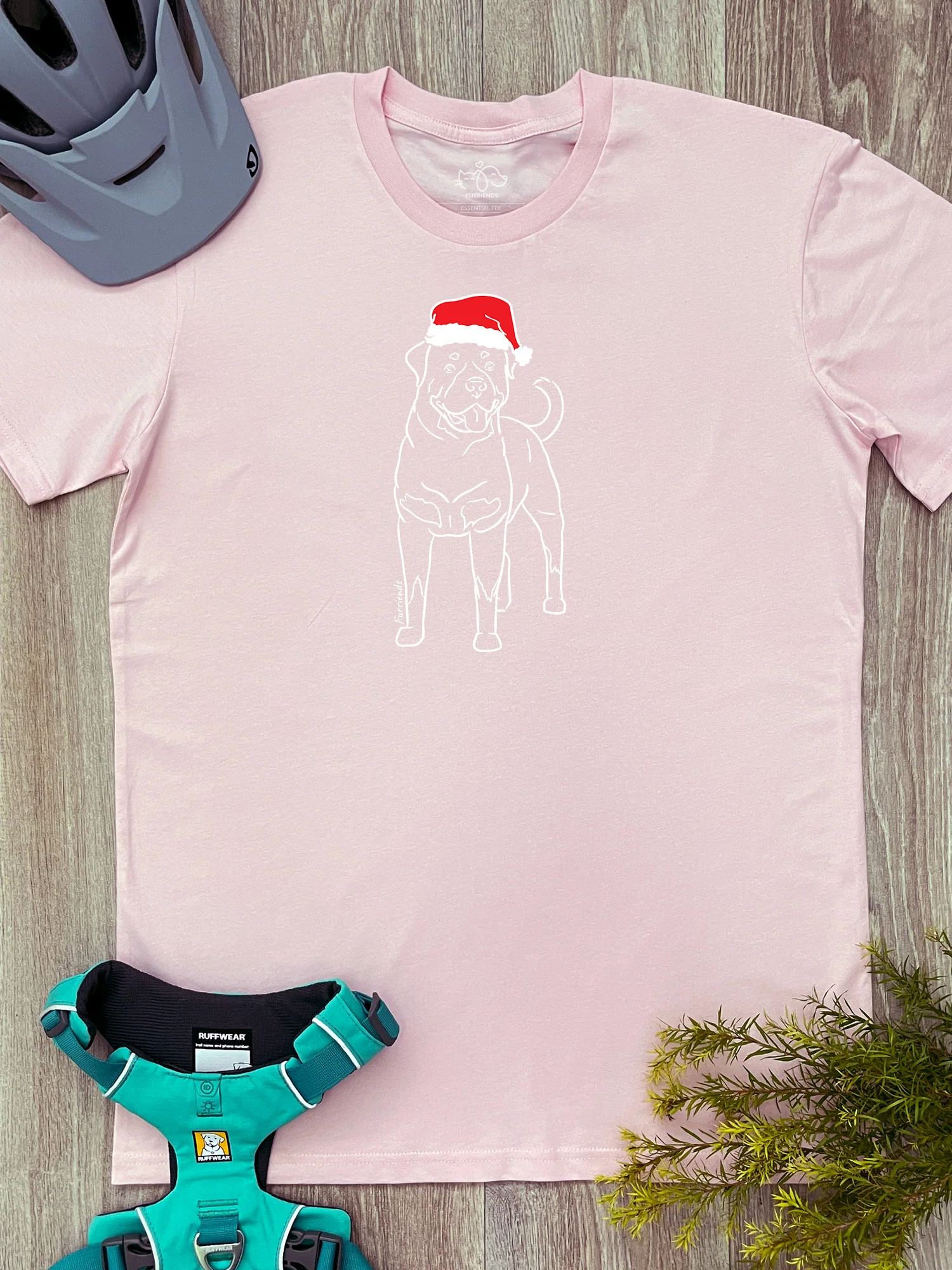 Rottweiler Christmas Edition Essential Unisex Tee - Image 4