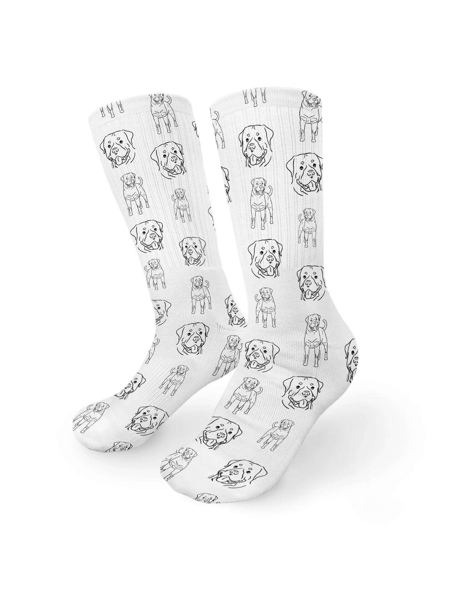 Rottweiler Crew Socks - Image 2