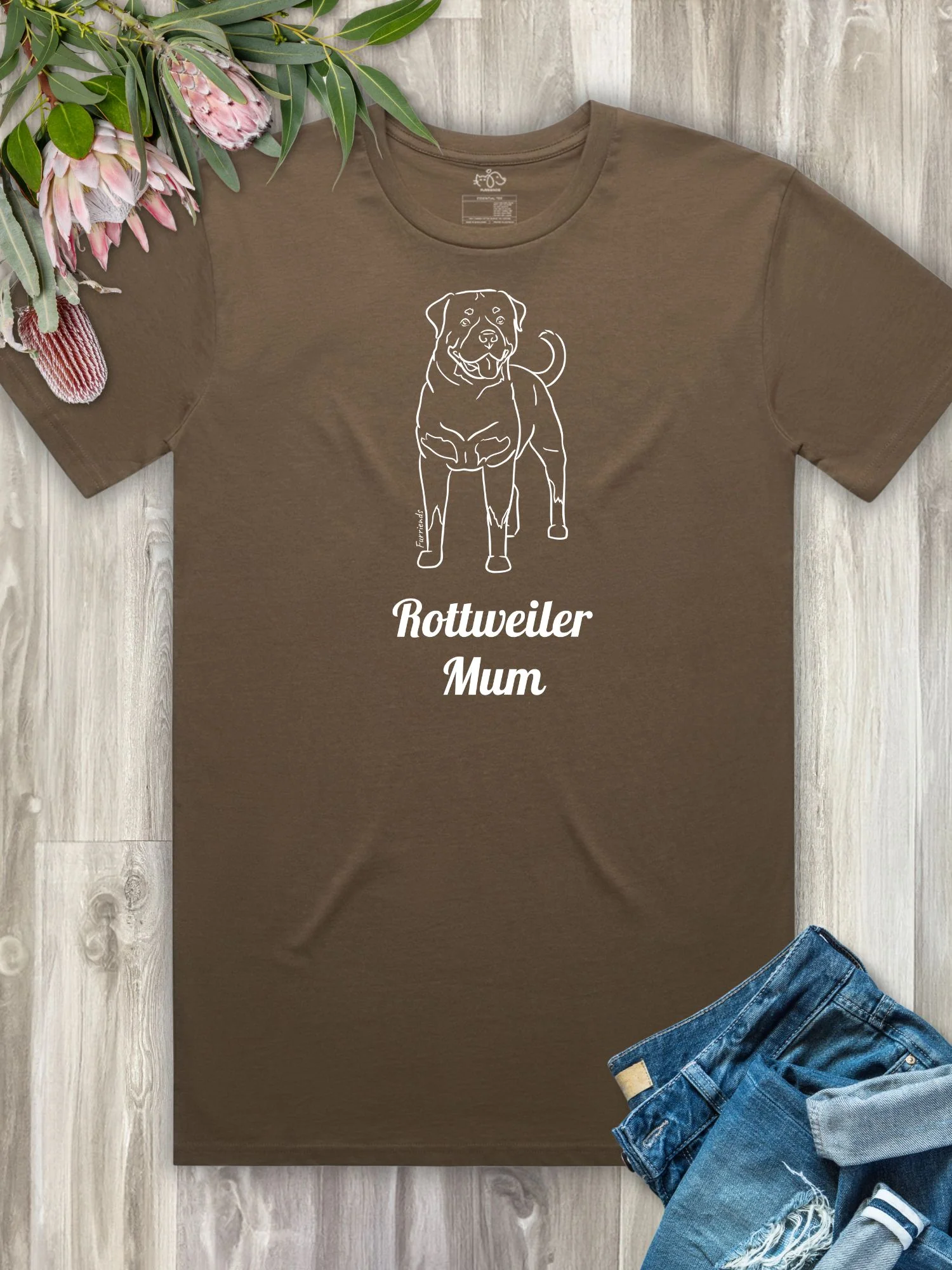 Rottweiler Mum Regular Fit T-shirt - Image 14