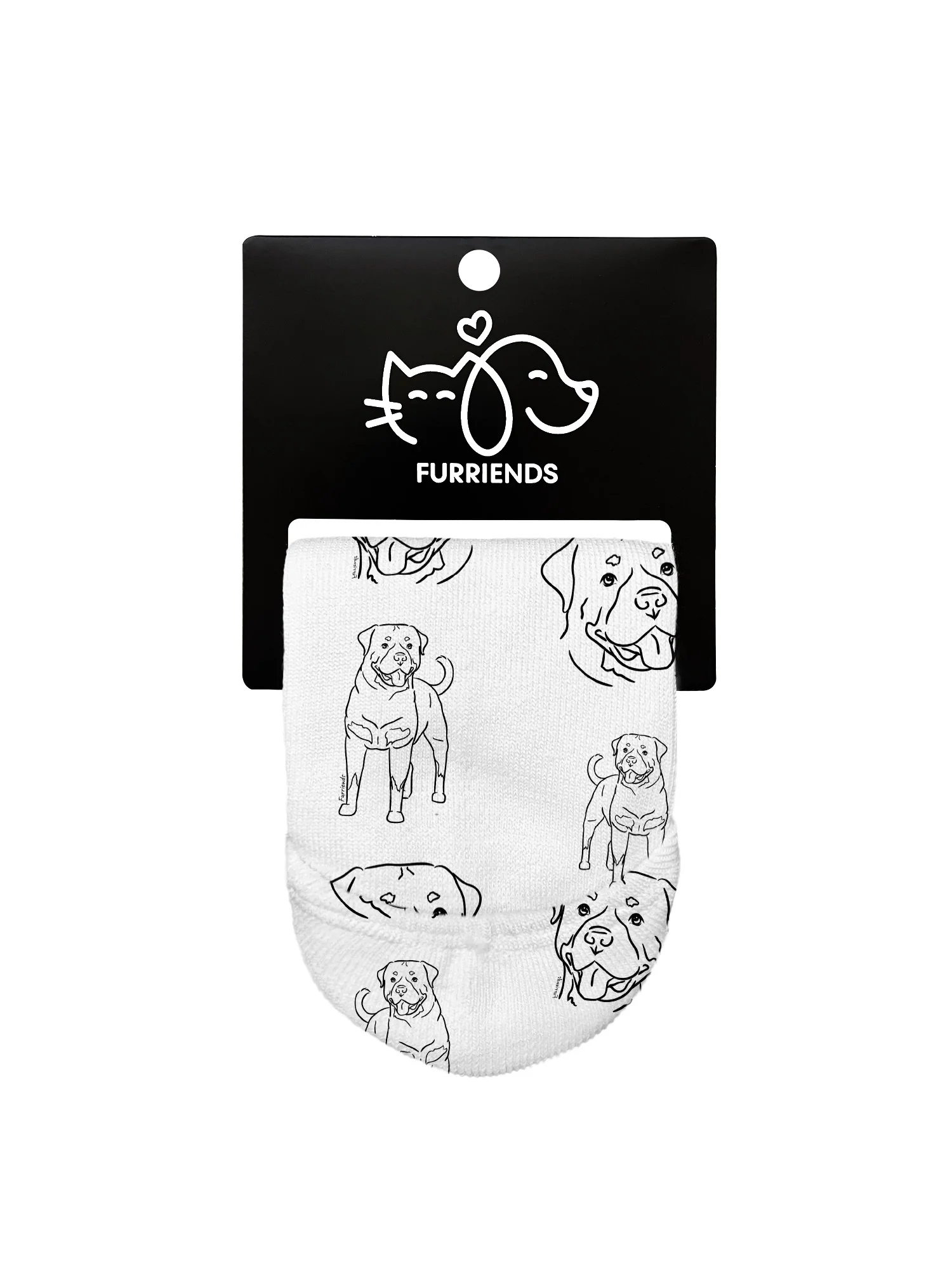Rottweiler No Show Socks - Image 3