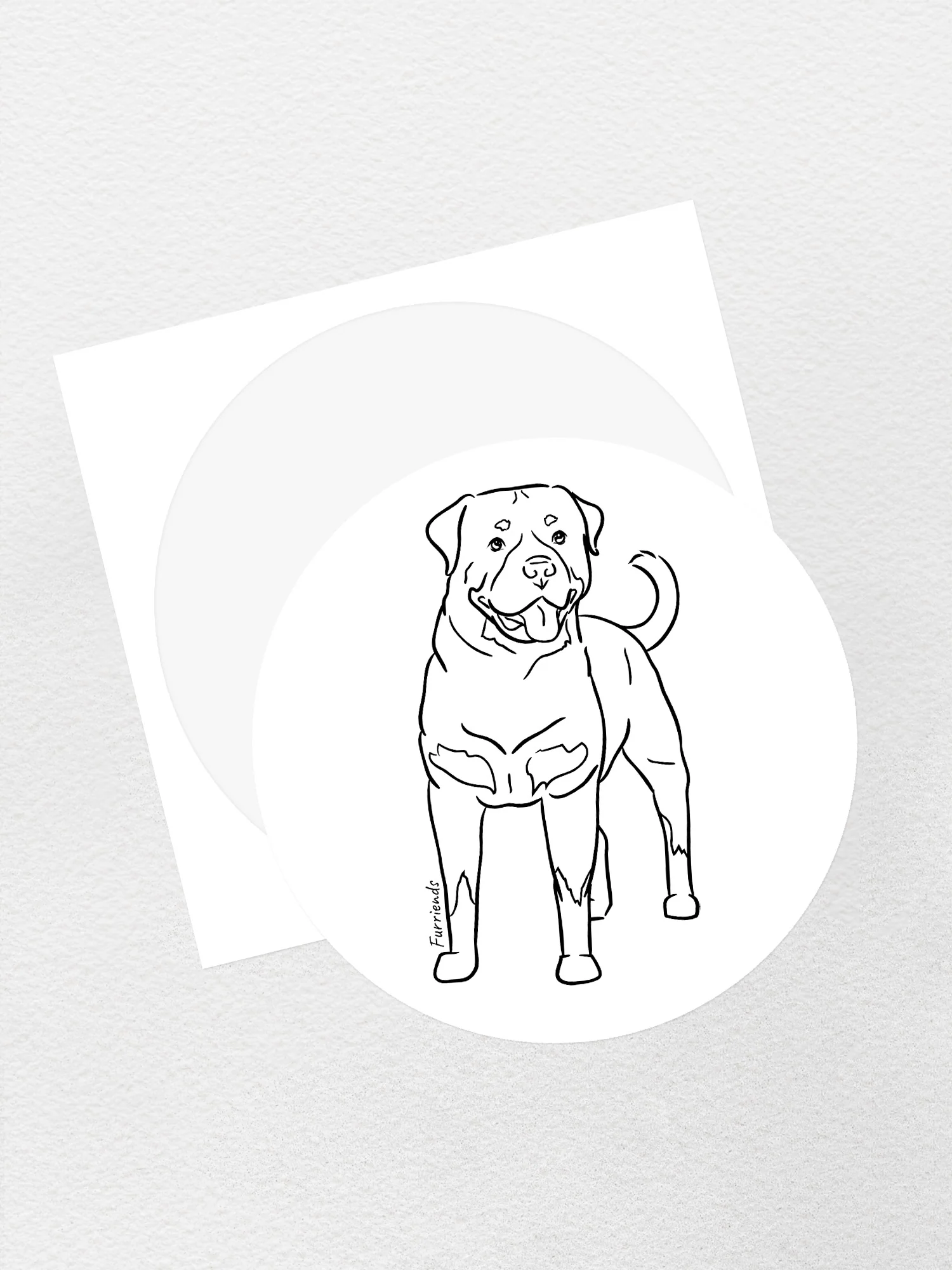 Rottweiler Sticker - Image 4
