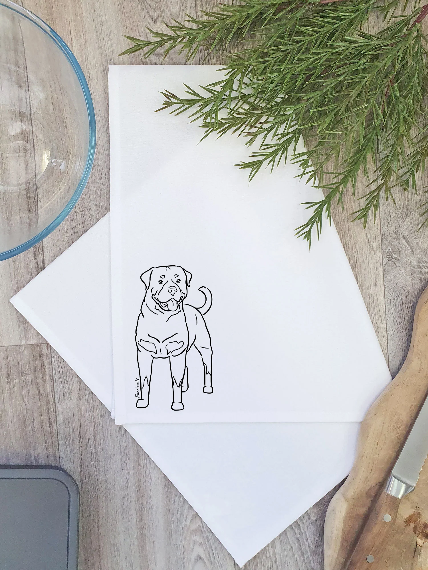 Rottweiler Tea Towel - Image 6