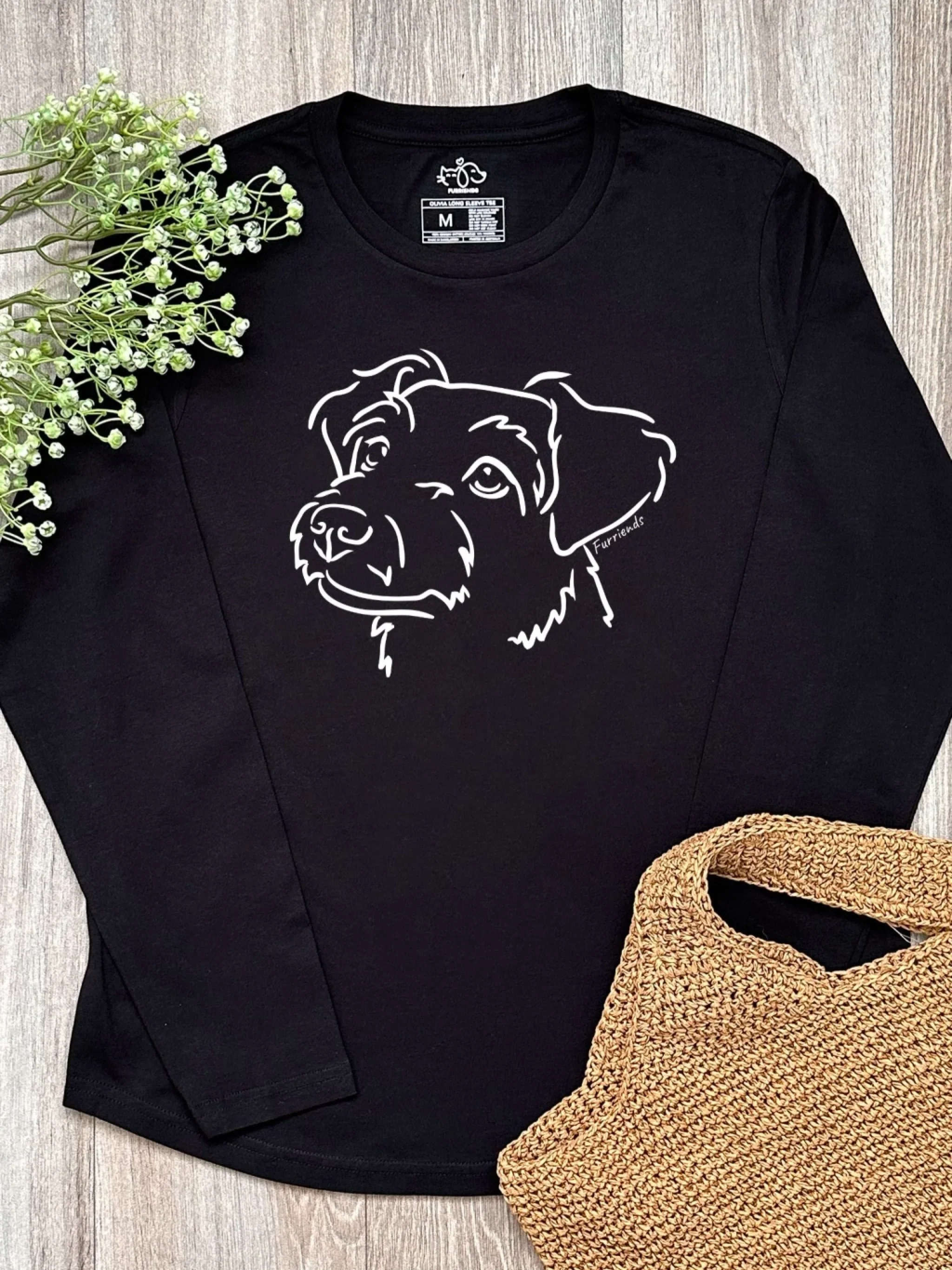 Rough Coat Jack Russell Terrier Olivia Women's Long Sleeve T-Shirt - Image 3