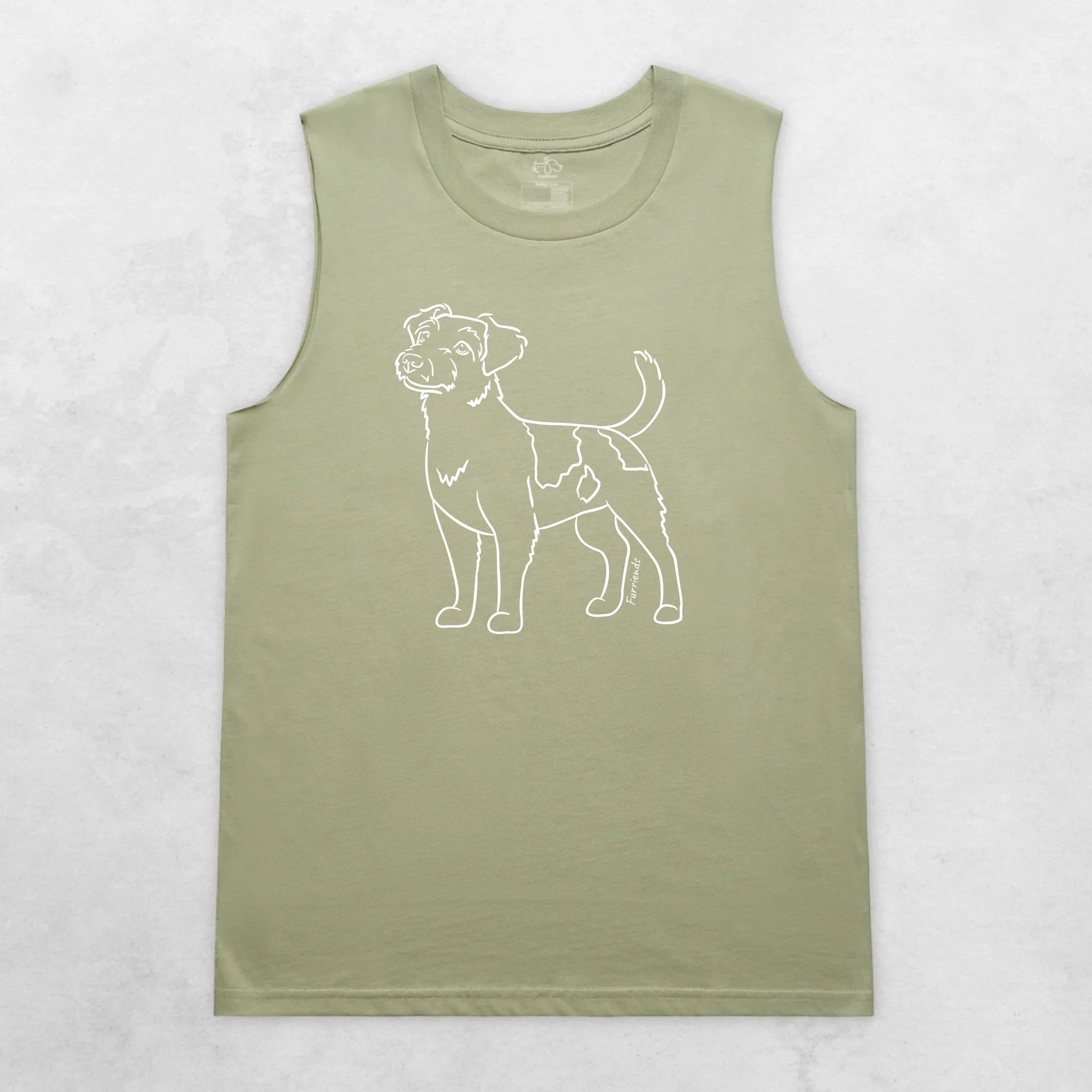 Rough Coat Jack Russell Terrier Tank Top - Image 4