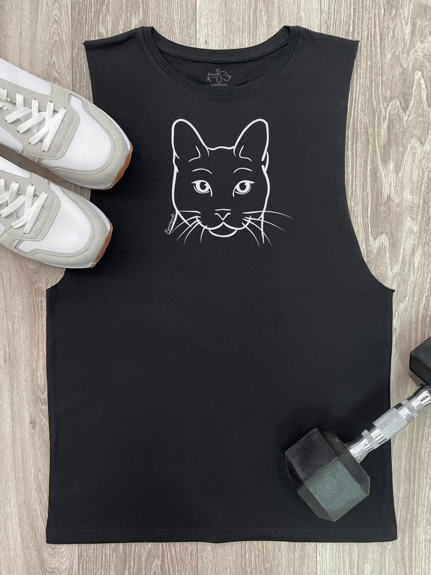 Russian Blue Axel Drop Armhole Muscle Tank - Image 3