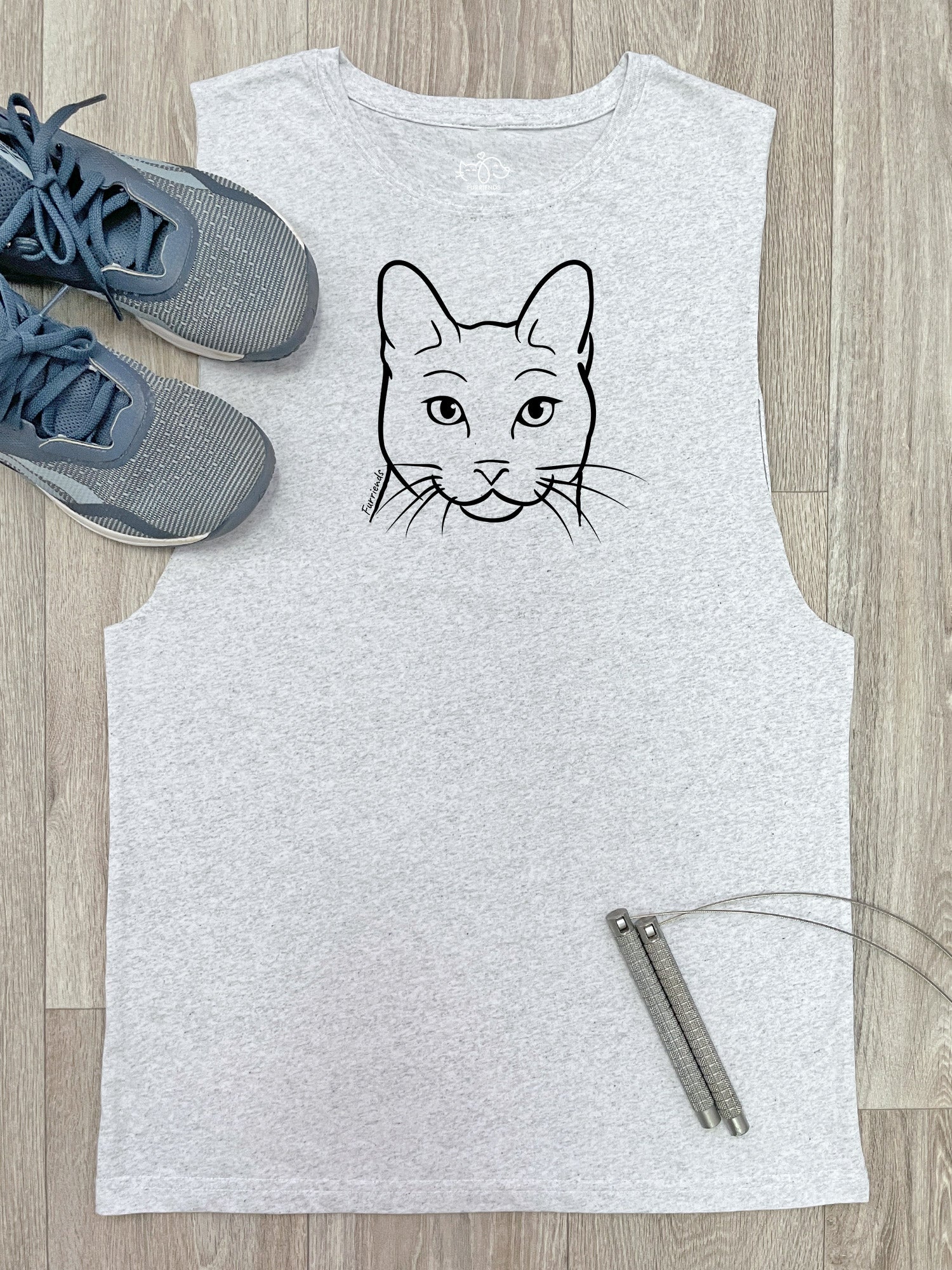 Russian Blue Axel Drop Armhole Muscle Tank - Image 4