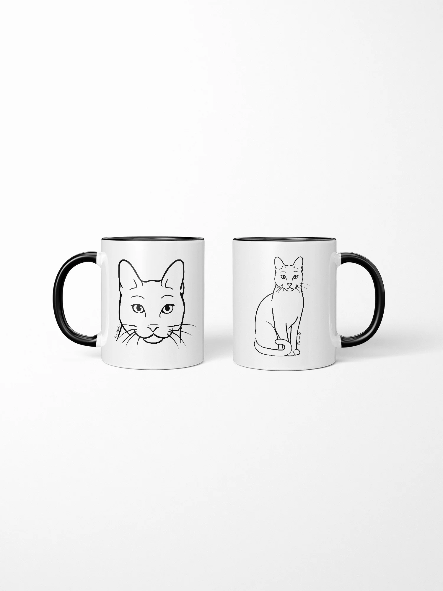 Russian Blue Ceramic Mug - Image 2