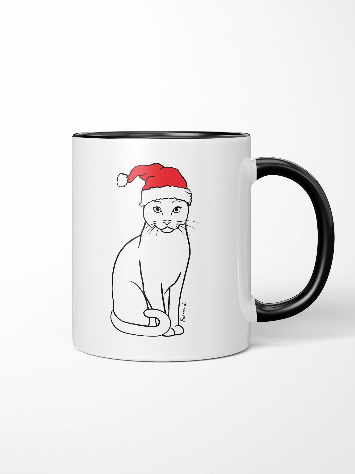 Russian Blue Christmas Edition Ceramic Mug - Image 4