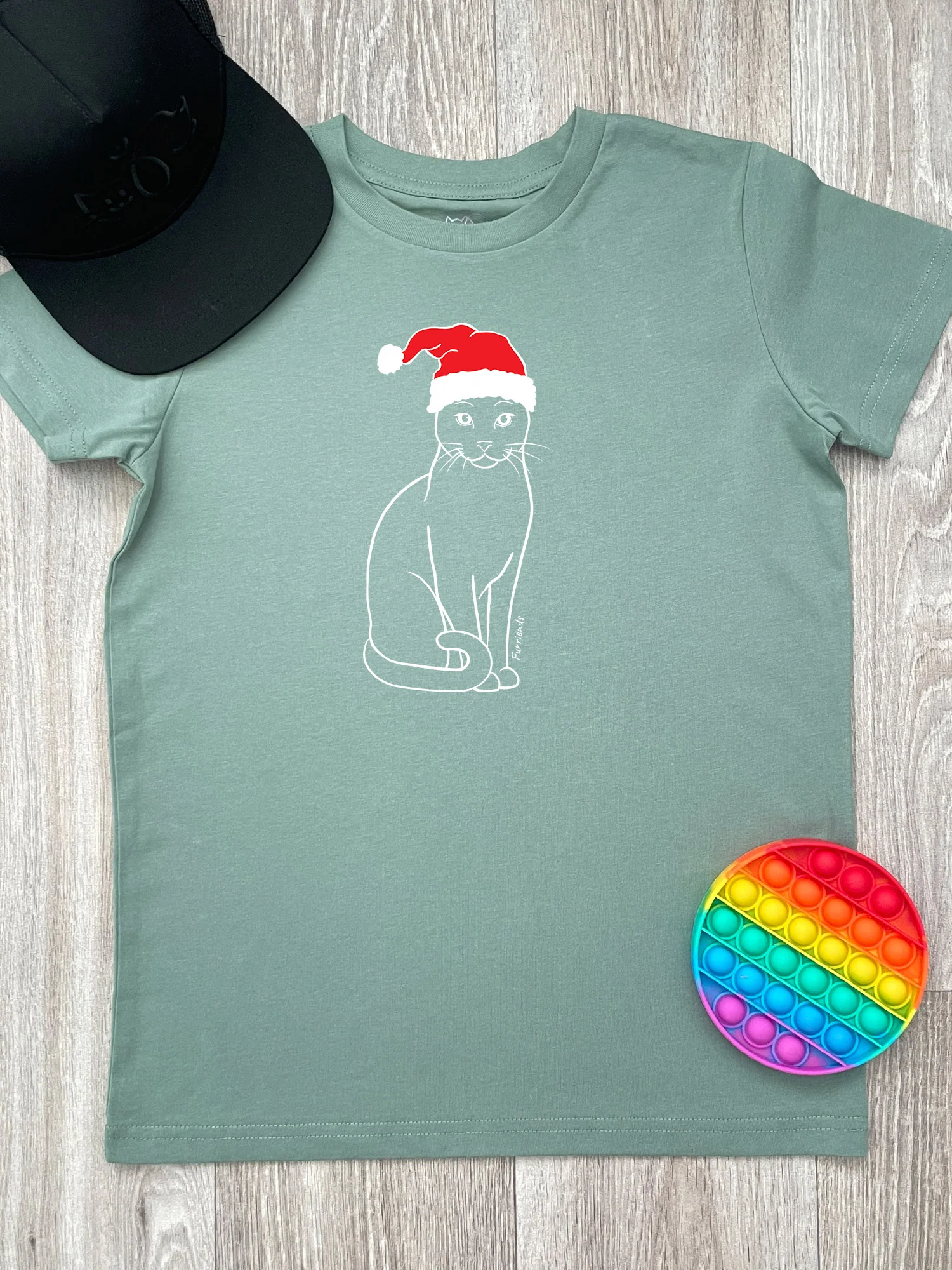 Russian Blue Christmas Edition Youth Tee - Image 2