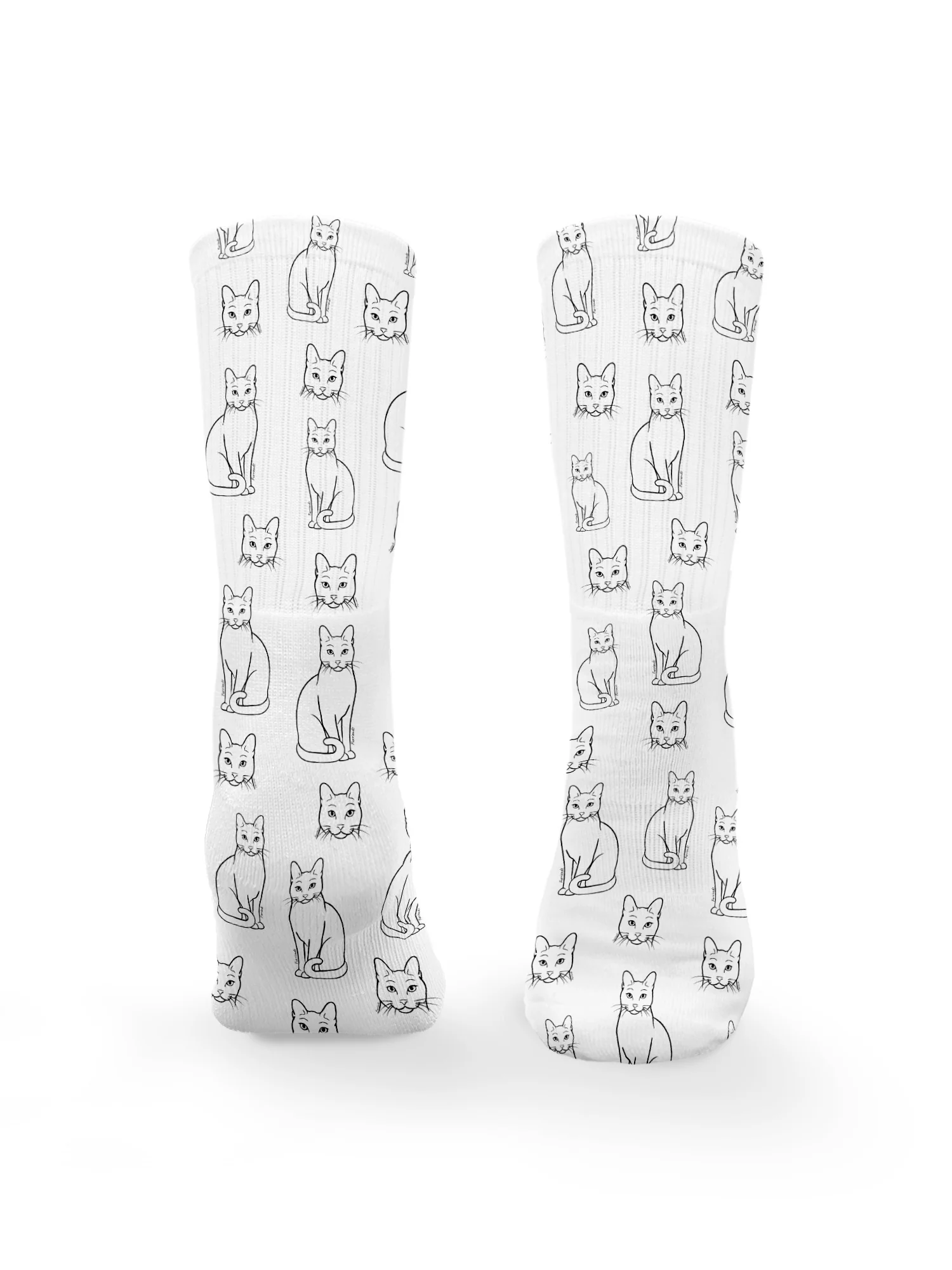 Russian Blue Crew Socks - Image 5