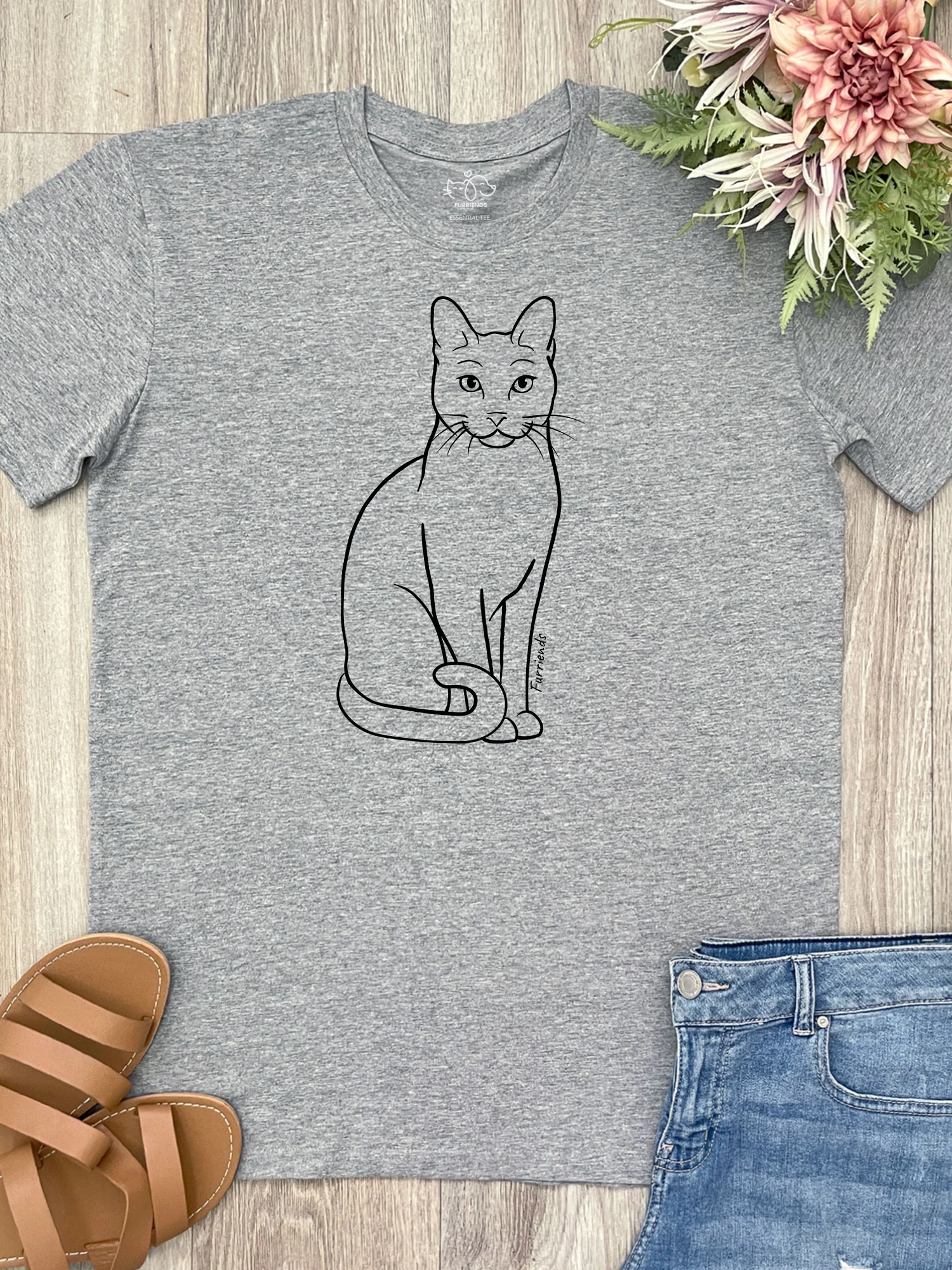 Russian Blue Essential Unisex Tee - Image 3