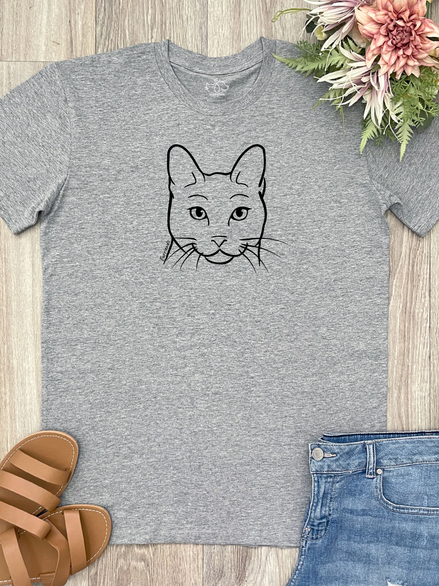 Russian Blue Essential Unisex Tee - Image 8