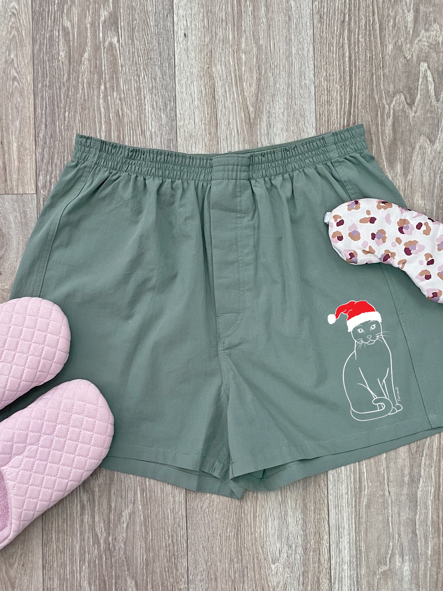 Russian Blue Finley Cotton Boxer Shorts - Image 12