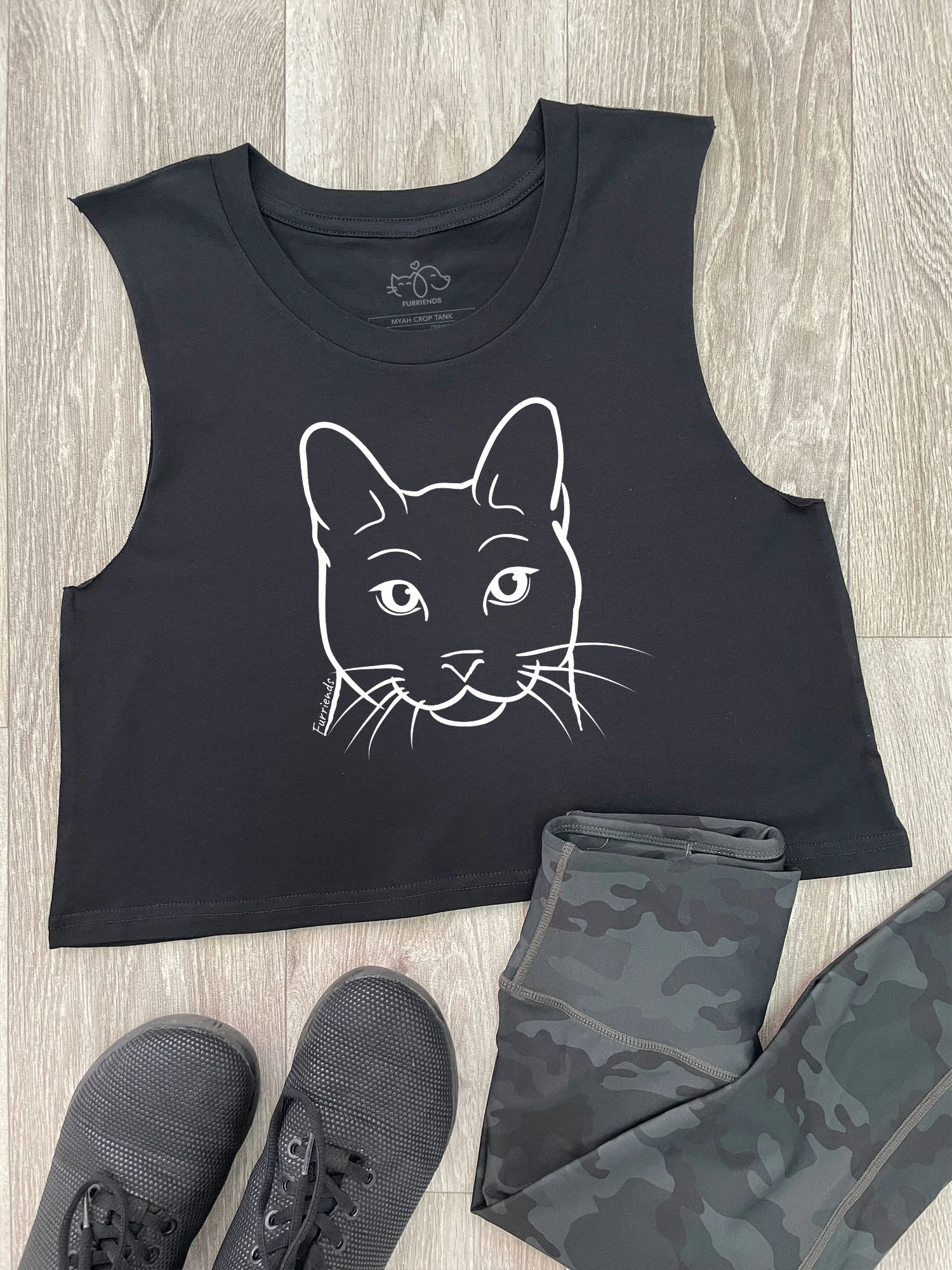 Russian Blue Myah Crop Tank - Image 4