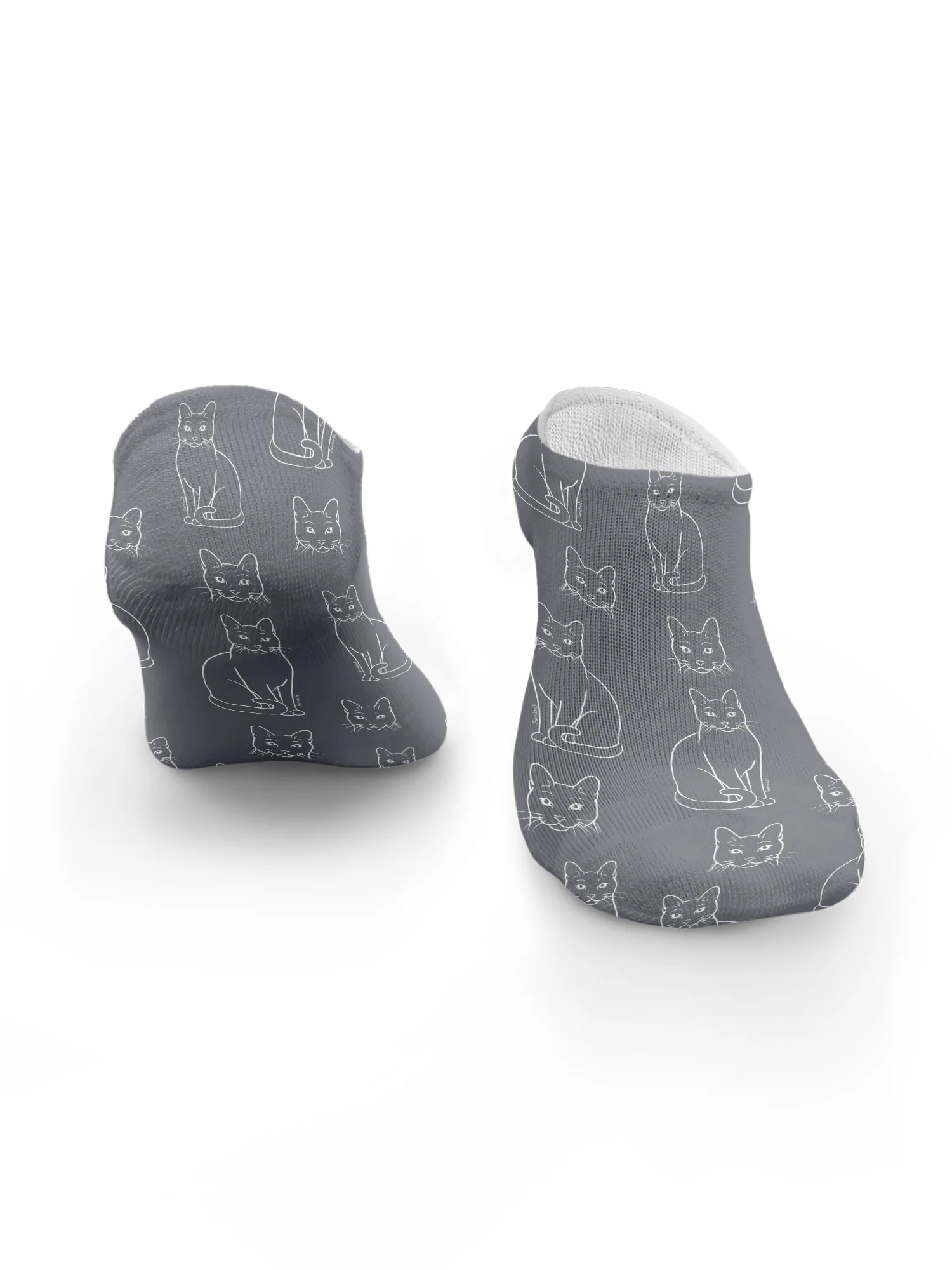 Russian Blue No Show Socks - Image 6