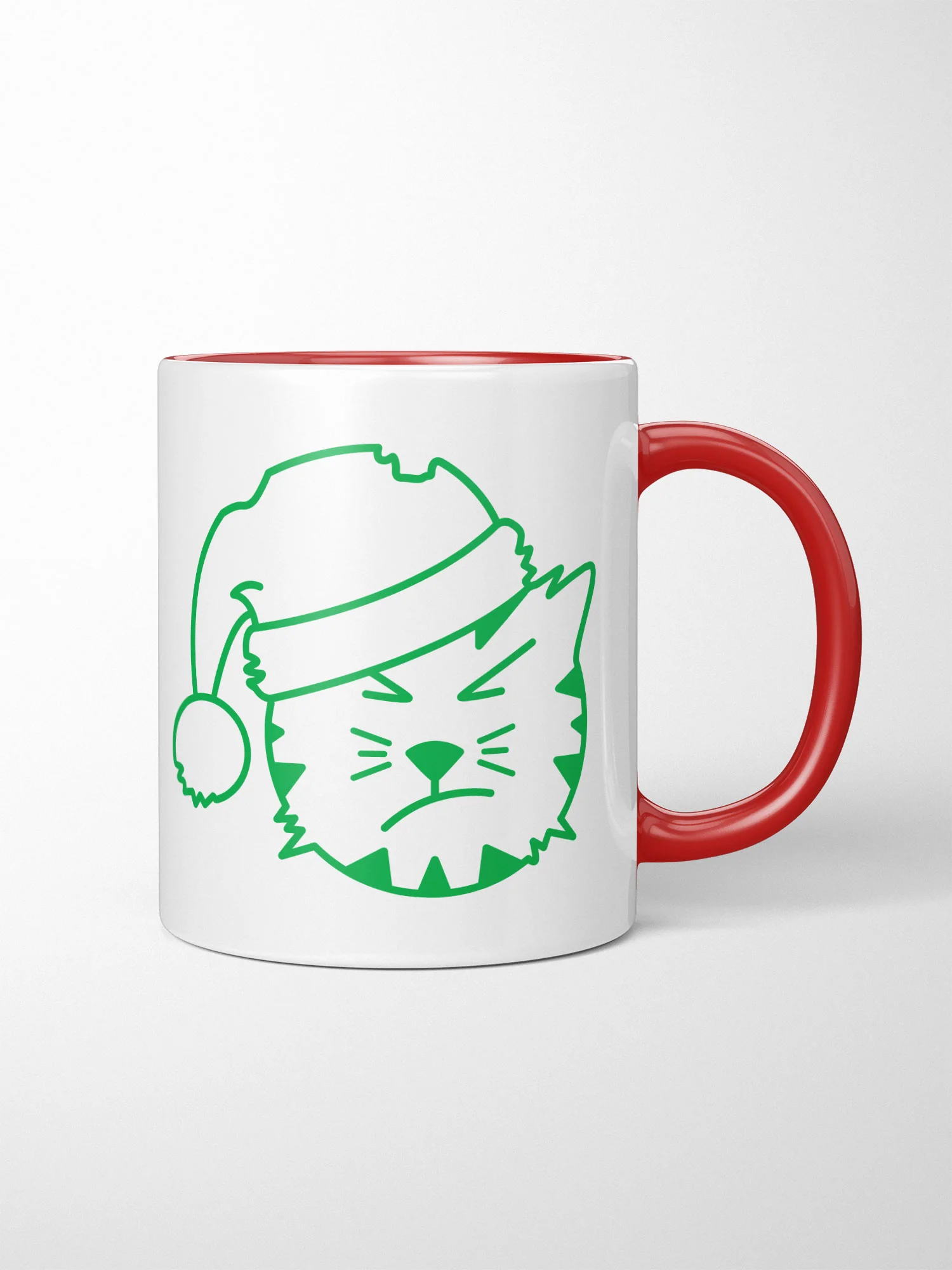 Santa Claws Ceramic Two Tone Mug - Image 2