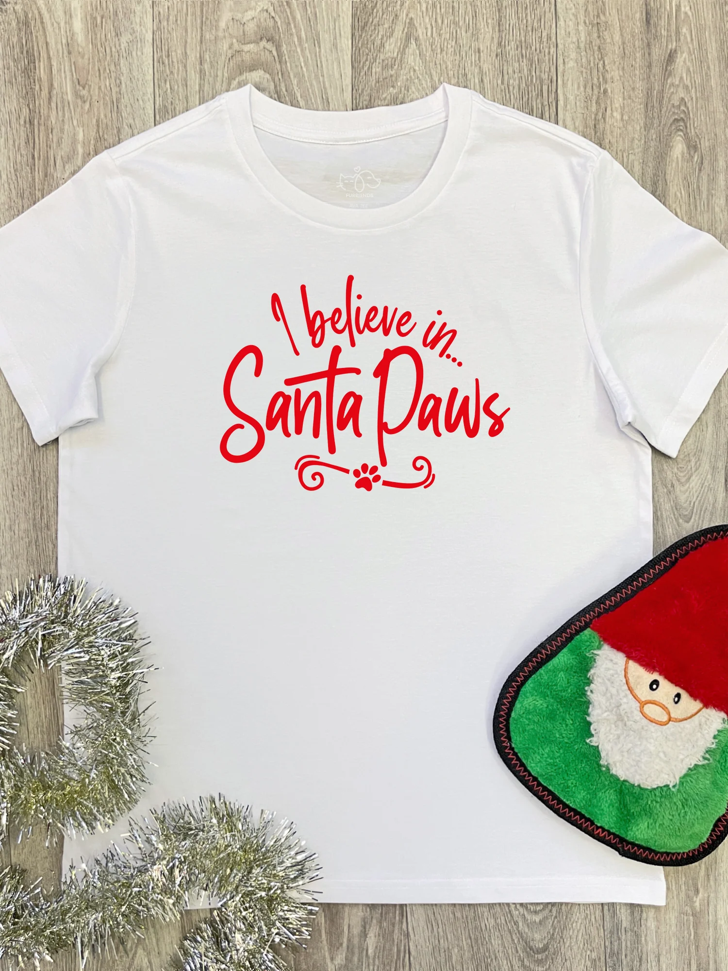 I Believe In Santa Paws Ava Women's Regular Fit Tee